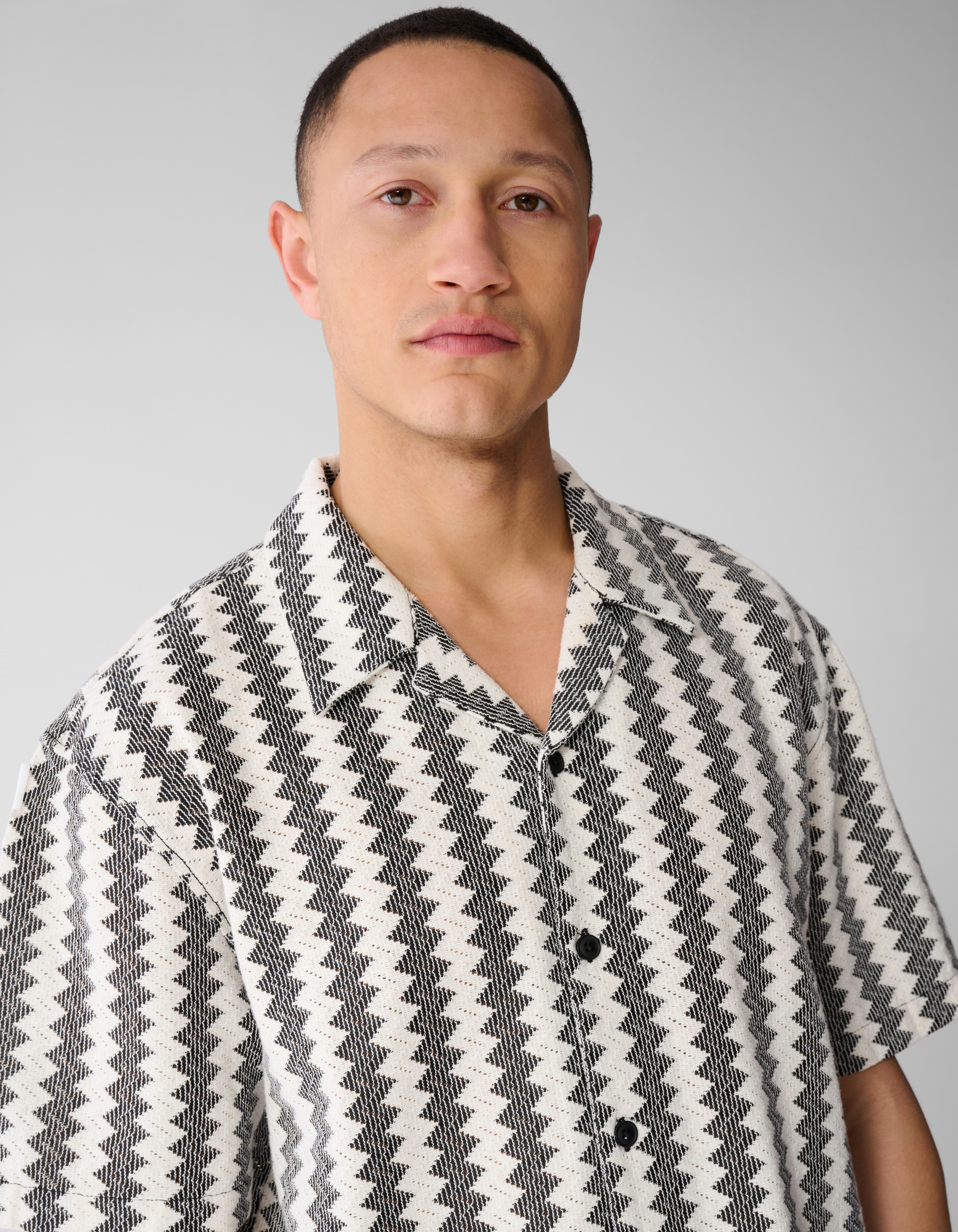 Geweven Overshirt Zwart SHOEBY MEN