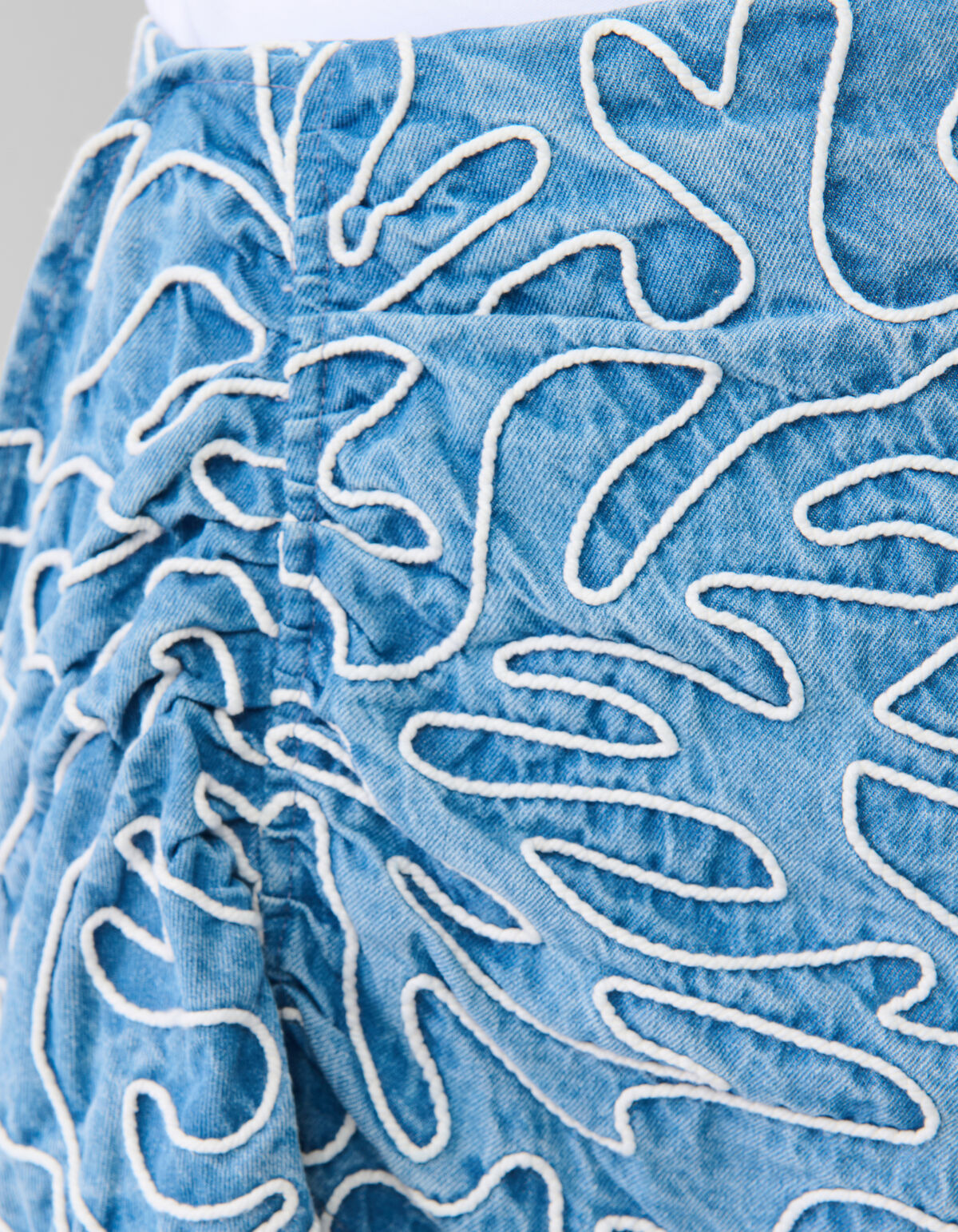 Embroidery Cord Rok Denim SHOEBY WOMEN