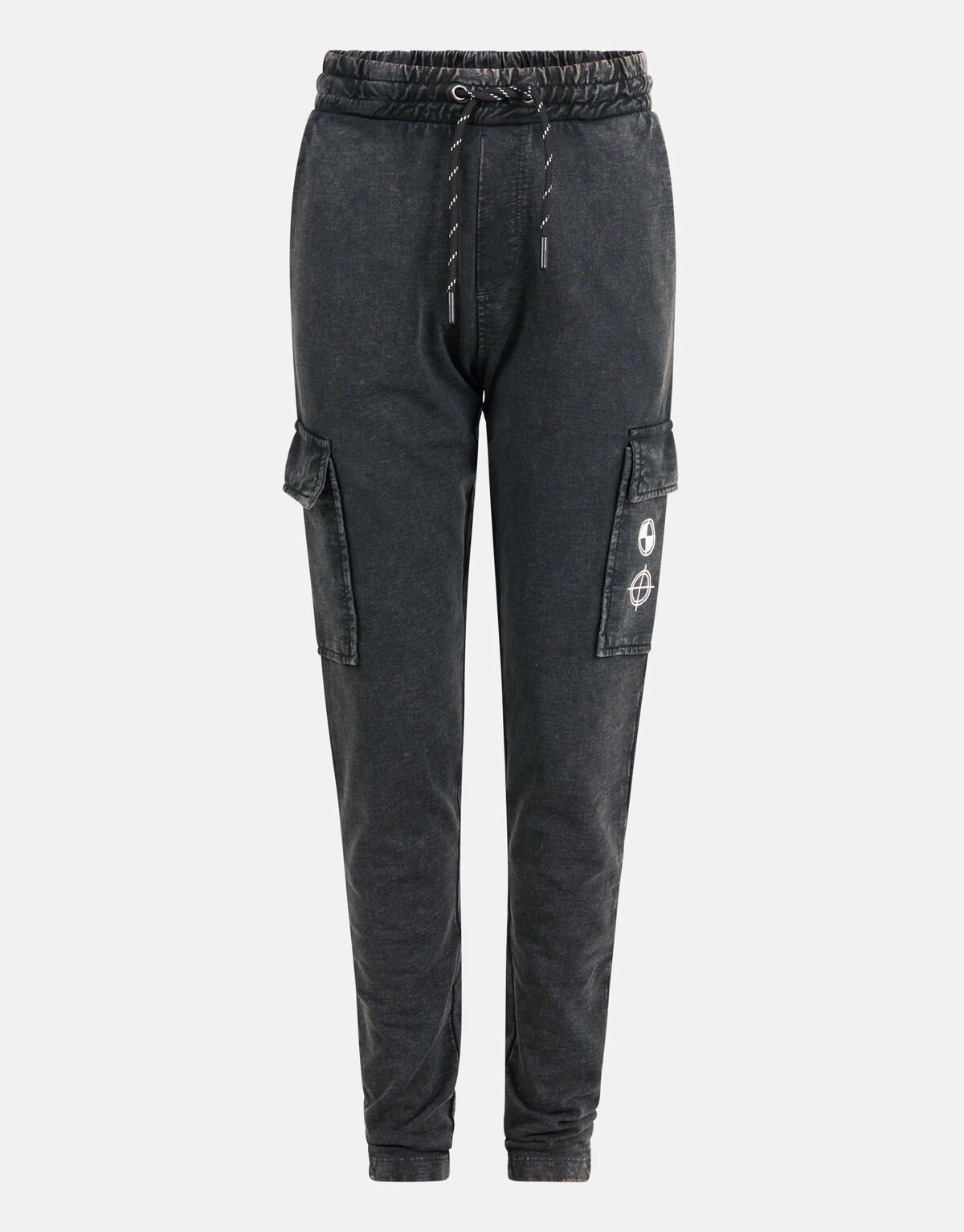 Cargo Washed Broek Donkergrijs SHOEBY BOYS