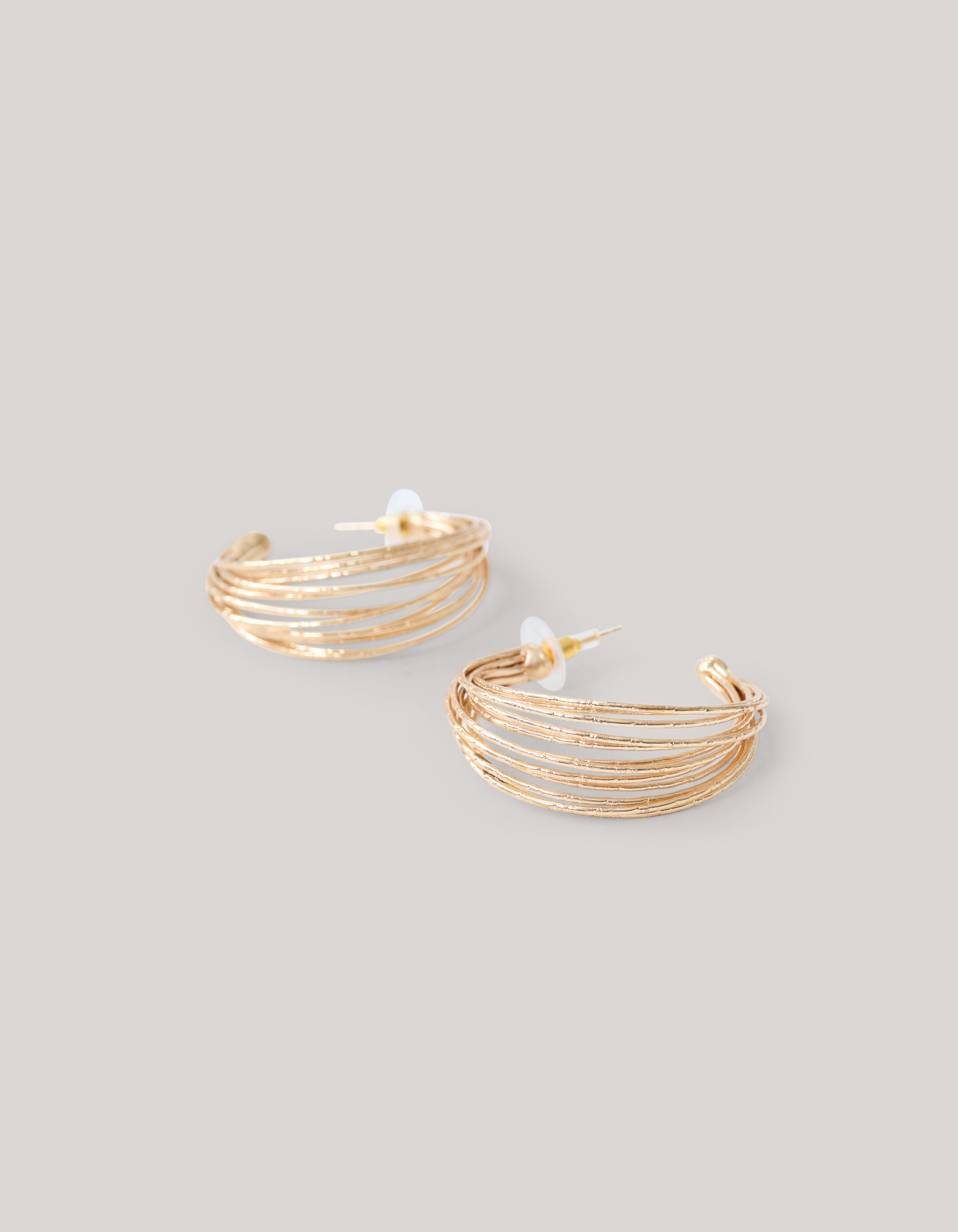 Multi Cord Hoop Oorbellen Goud SHOEBY ACCESSOIRES