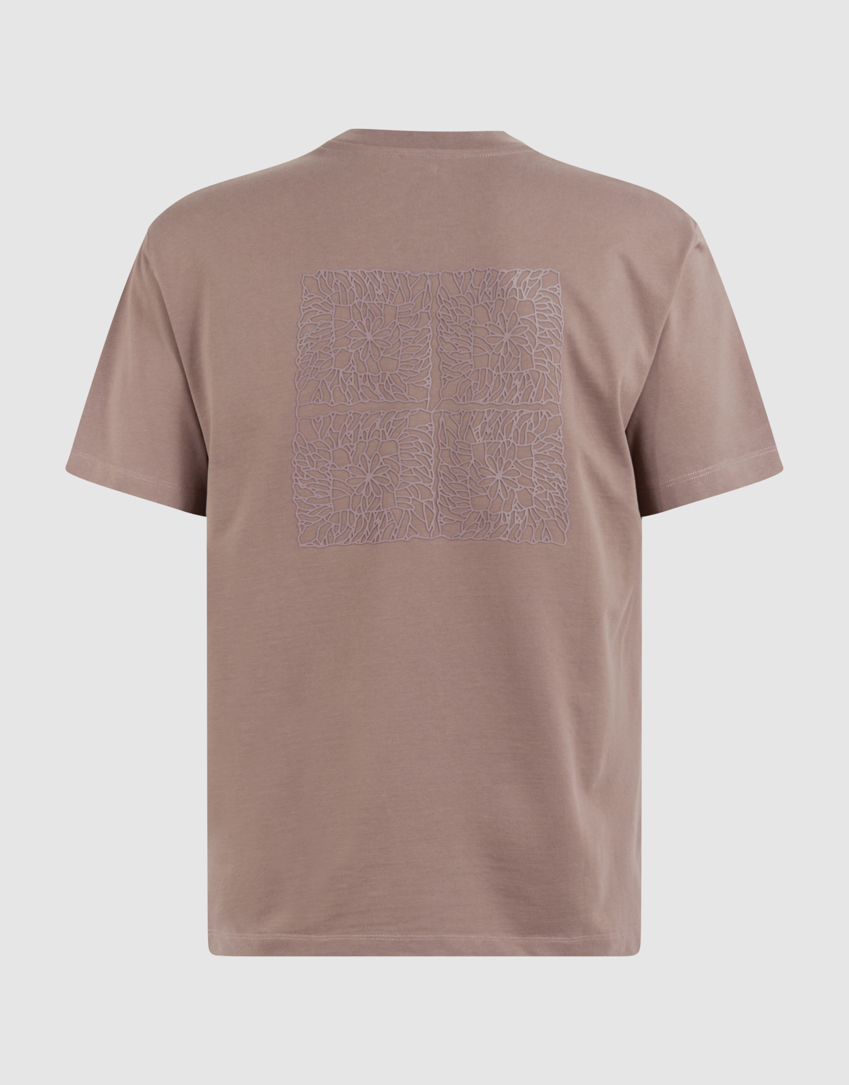 Crochet T-shirt Lichtbruin SHOEBY MEN