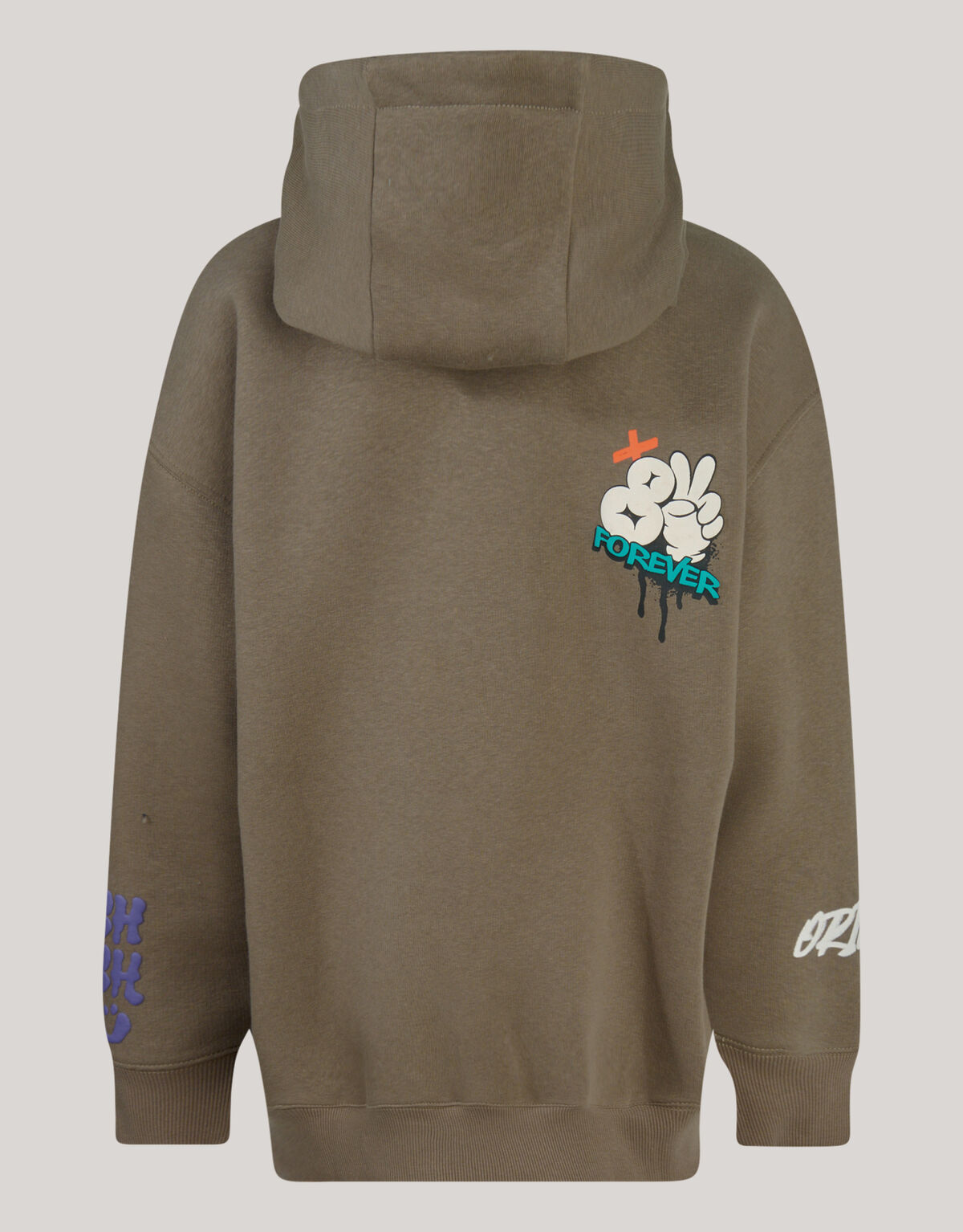 Artwork Hoodie Groen SHOEBY BOYS