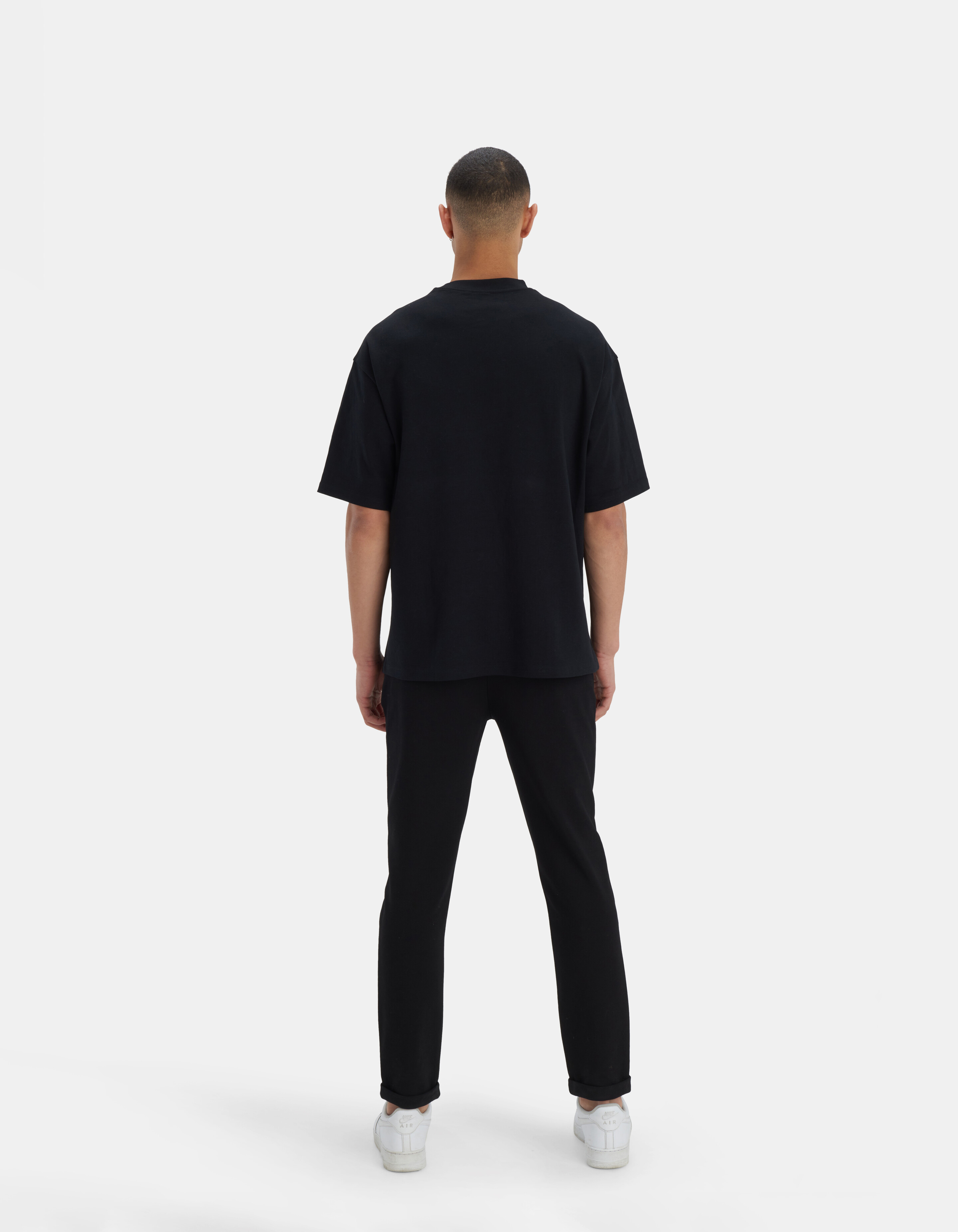 Slim Fit Pantalon Zwart REFILL