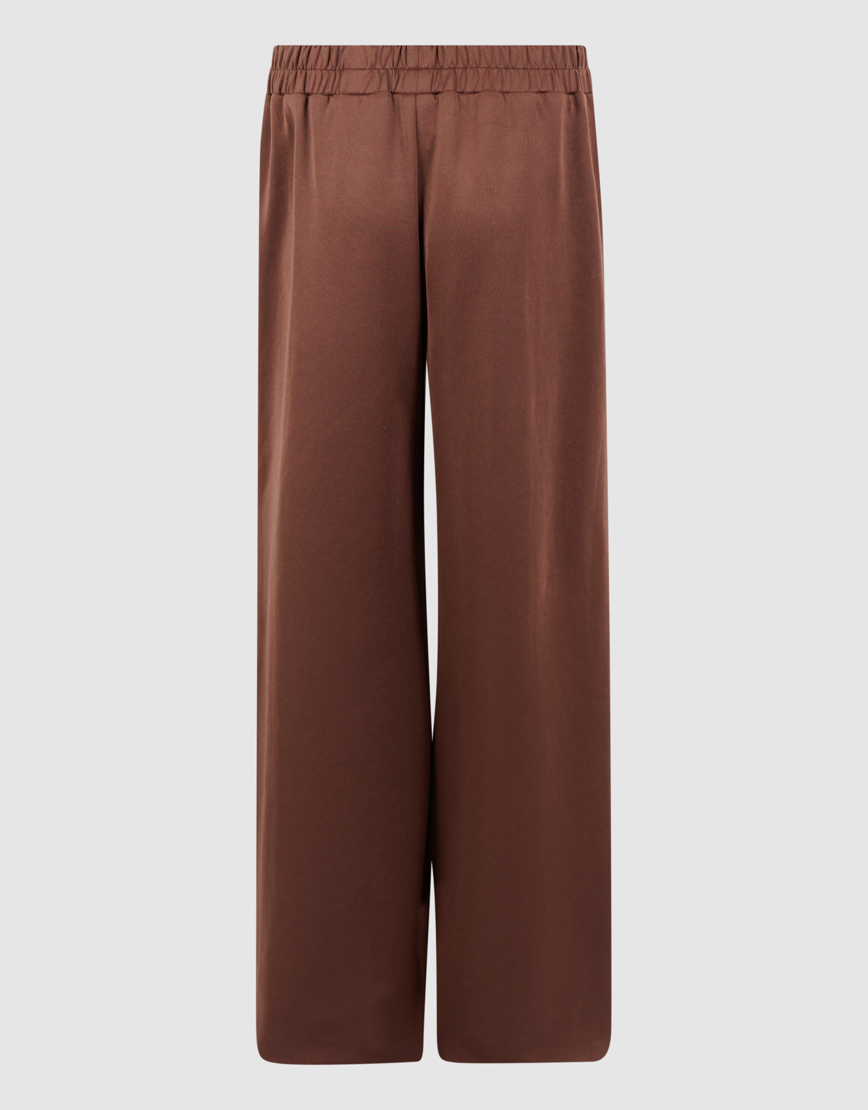 Button Wide Leg Fit Broek Bruin SHOEBY GIRLS