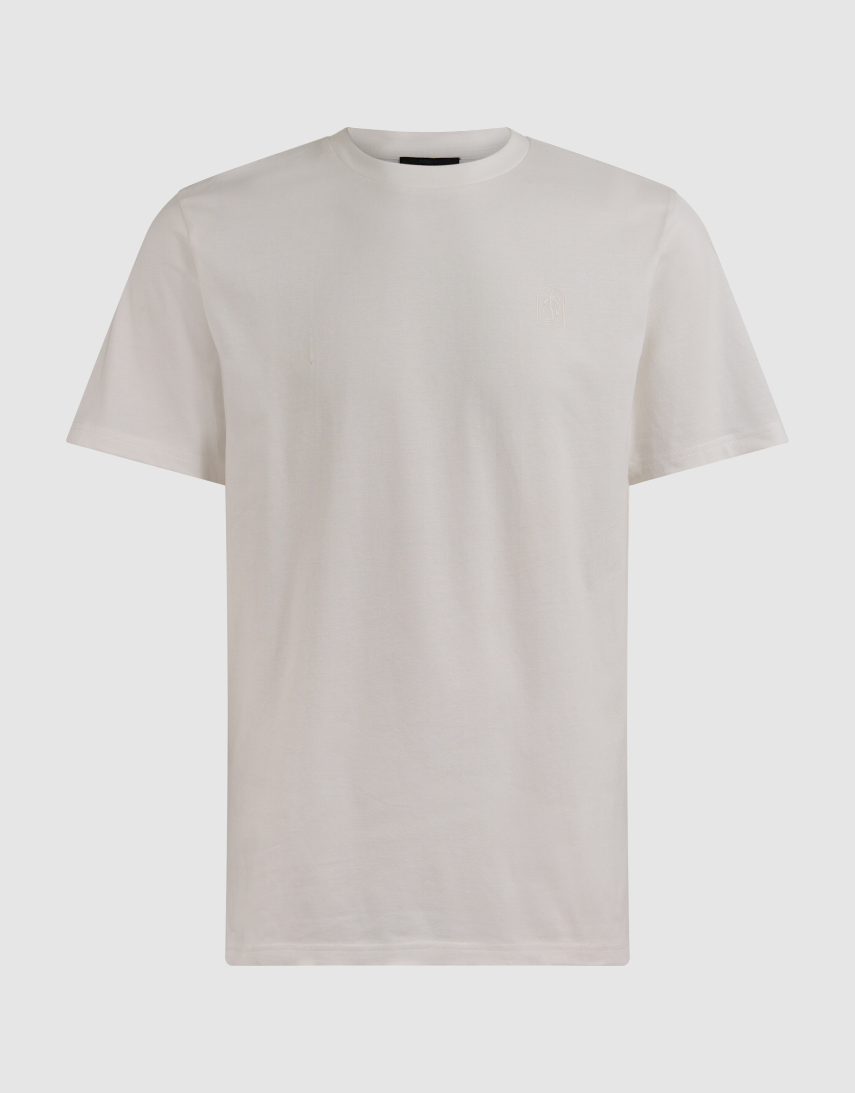 Palm Artwork T-shirt Gebroken Wit SHOEBY MEN
