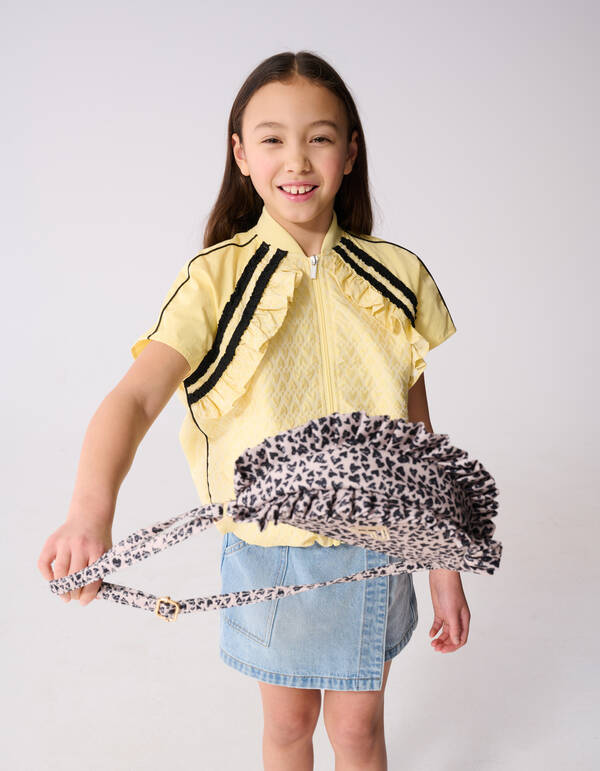 Ruffle Heart Jack Lichtgeel SHOEBY GIRLS