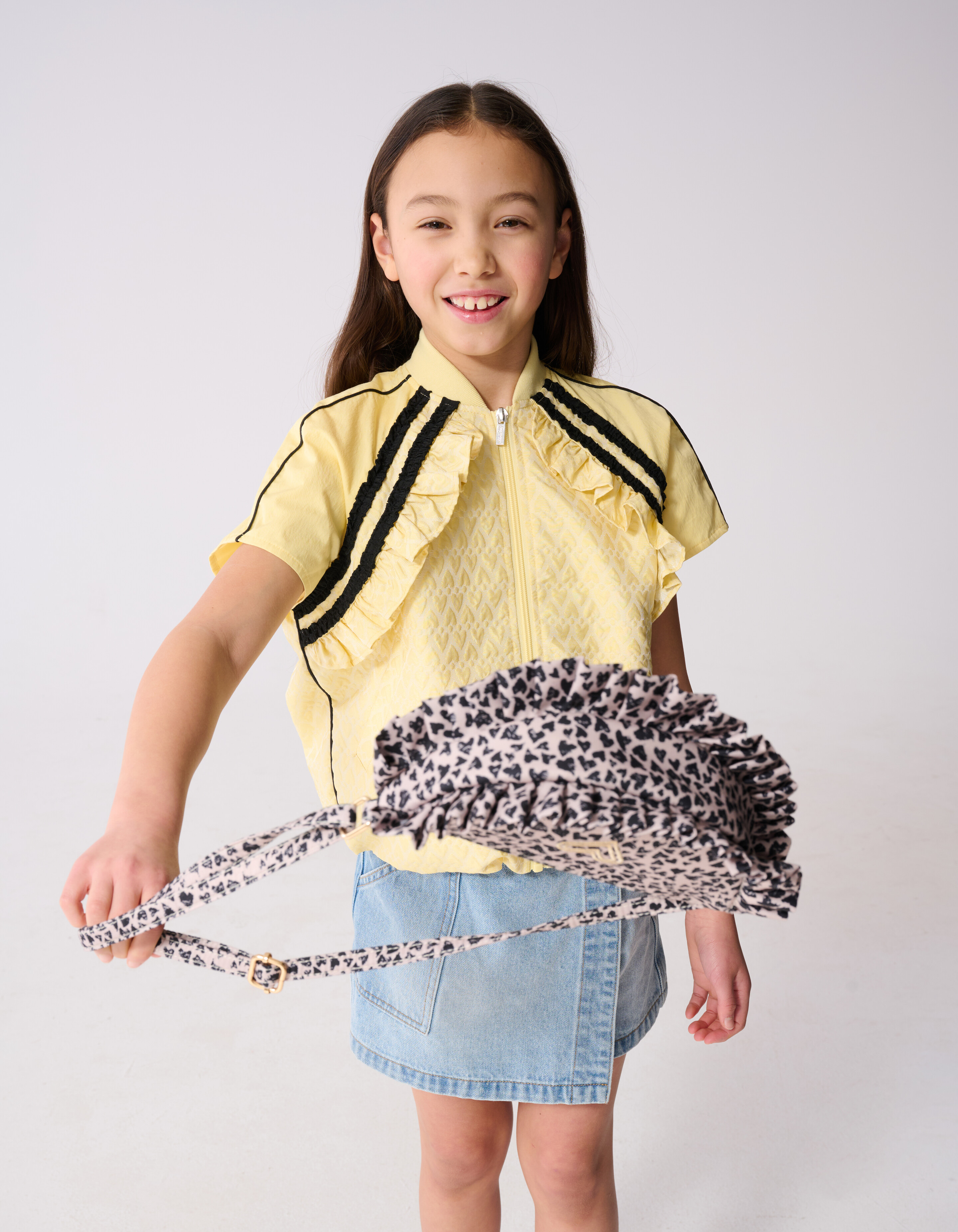 Ruffle Heart Jack Lichtgeel SHOEBY GIRLS