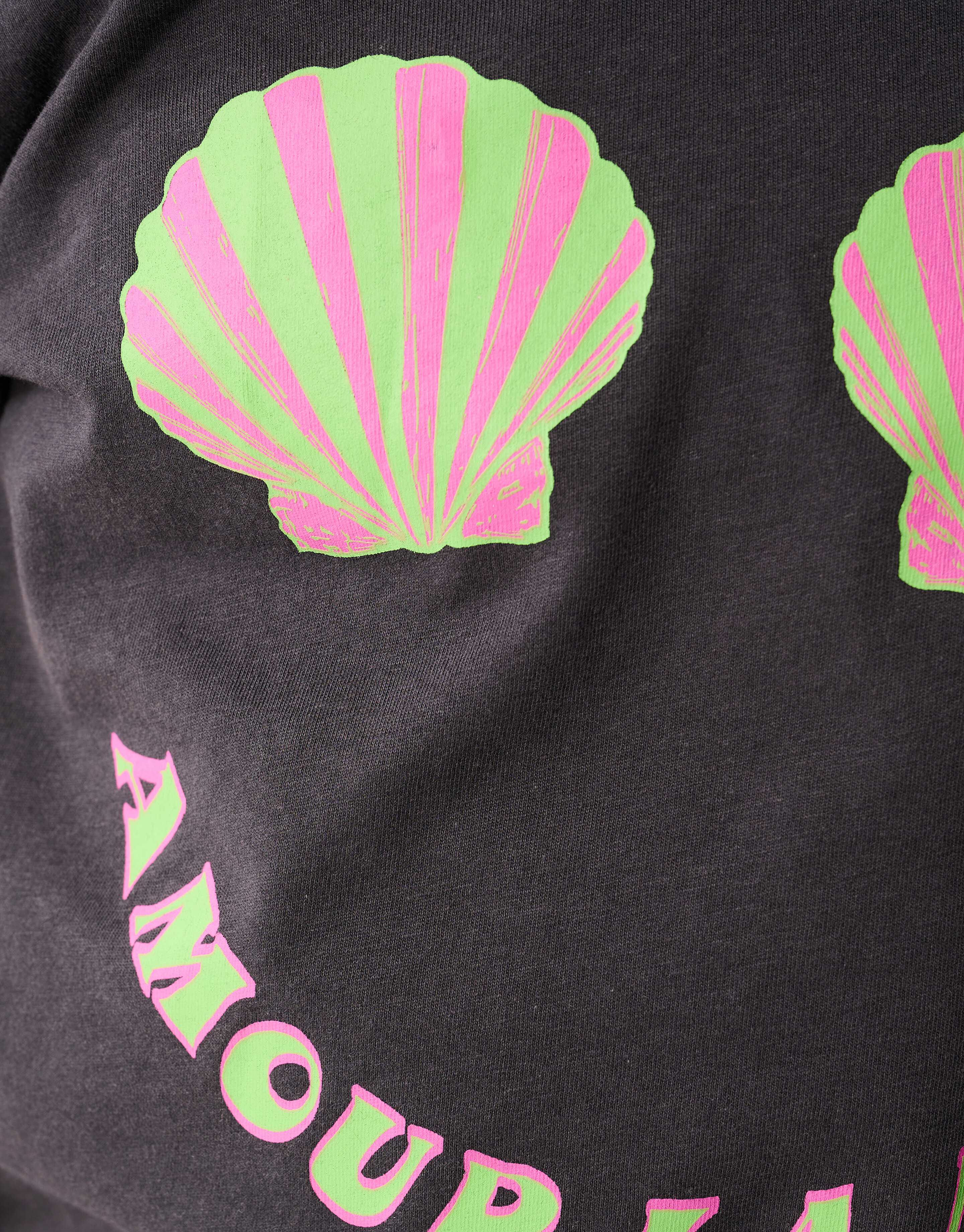 La Mer Artwork T-shirt Donkergrijs SHOEBY GIRLS