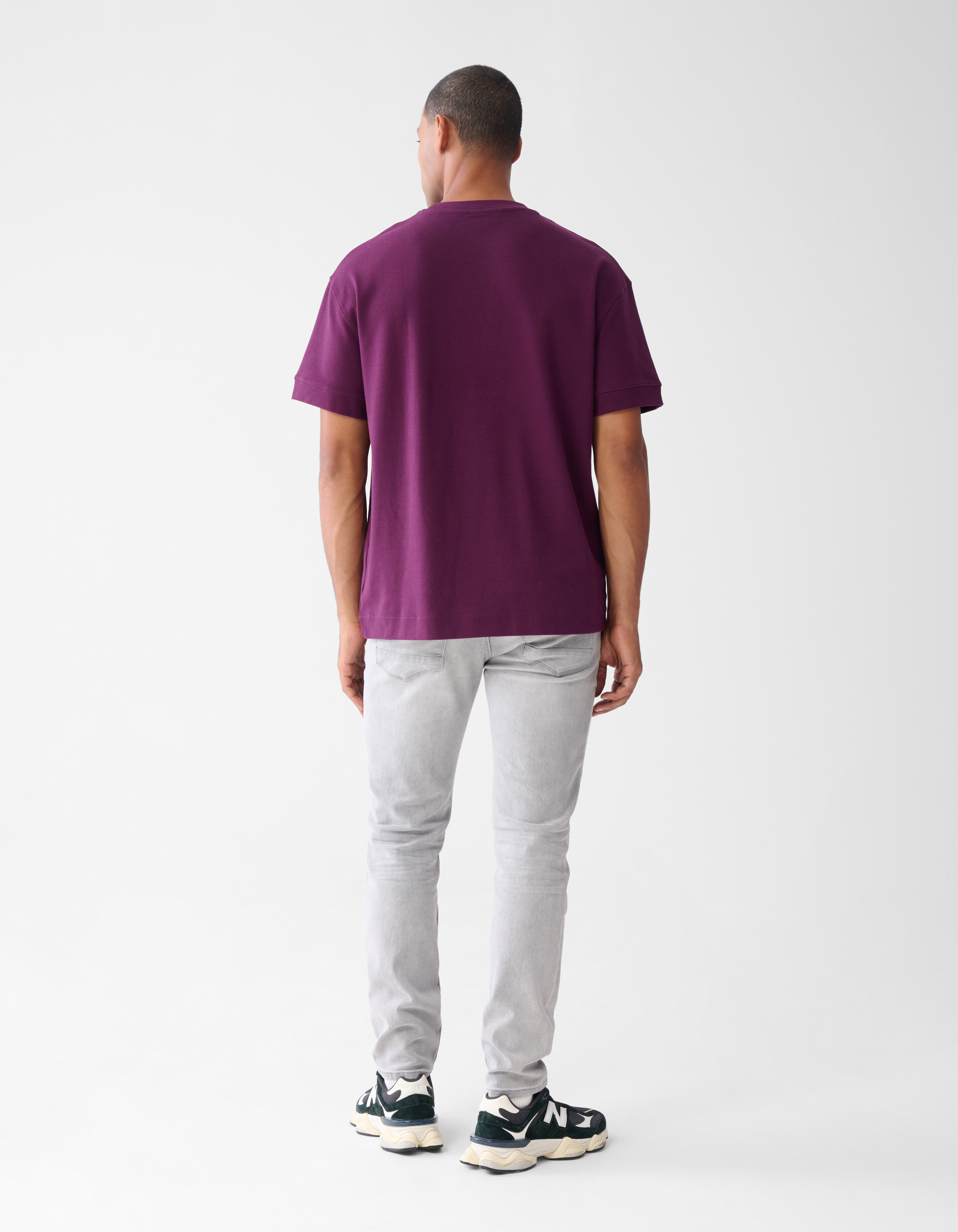 Artwork T-shirt Donkerrood SHOEBY MEN