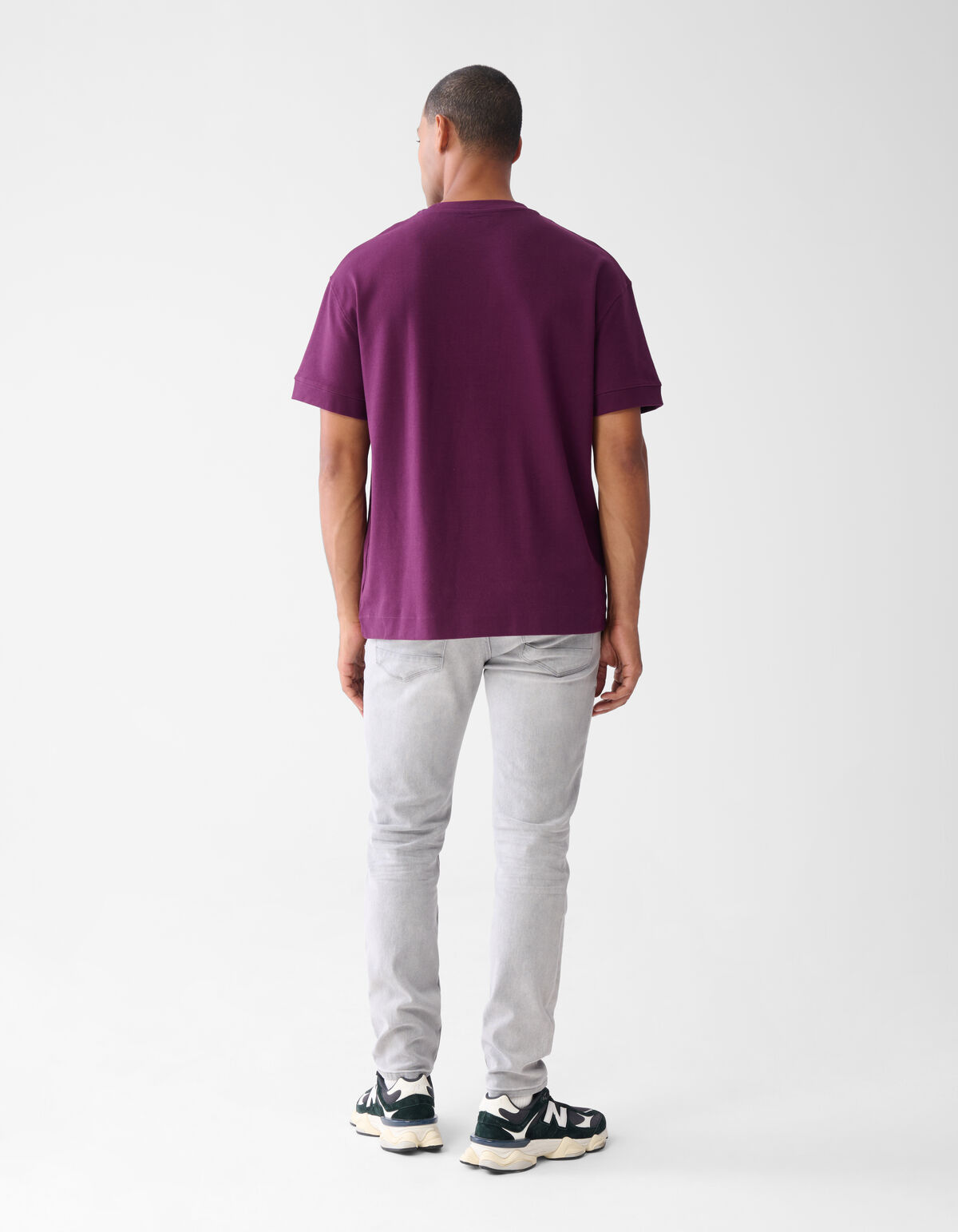 Artwork T-shirt Donkerrood SHOEBY MEN