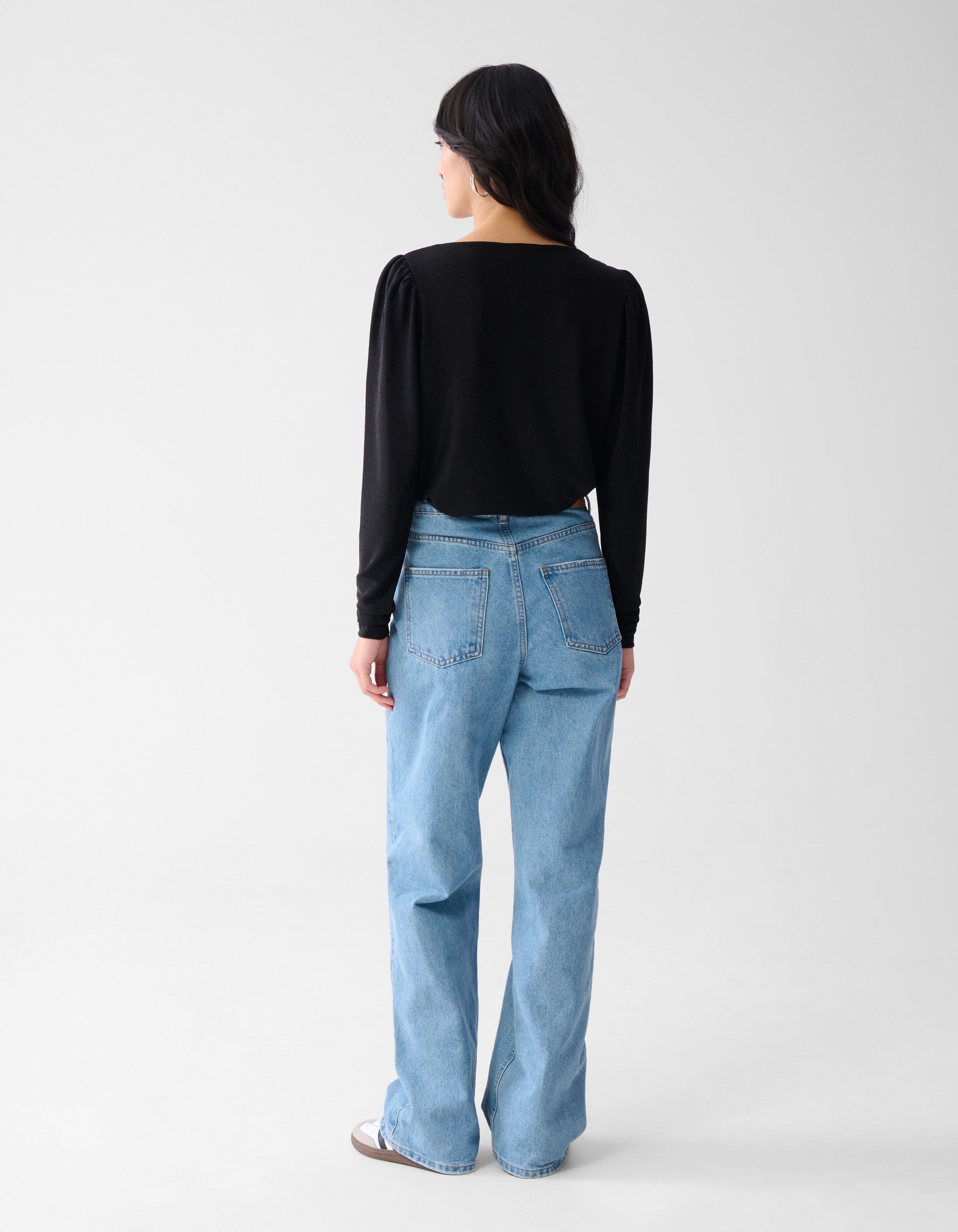 Glitter Waterval Top Zwart SHOEBY WOMEN