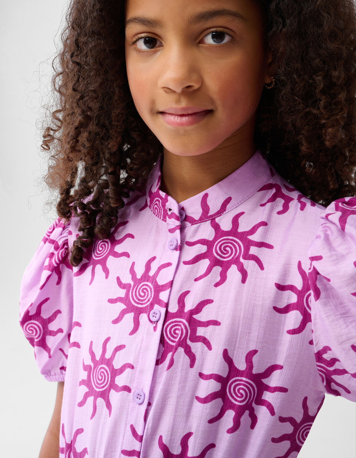 Printed Jurk Lichtroze SHOEBY GIRLS