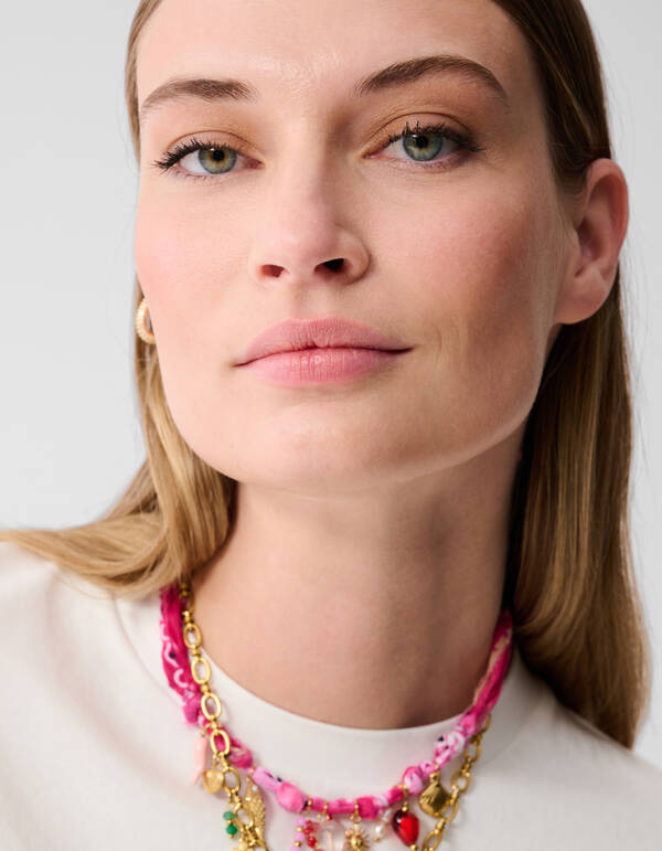 Oversized Varsity T-shirt Wit SHOEBY WOMEN