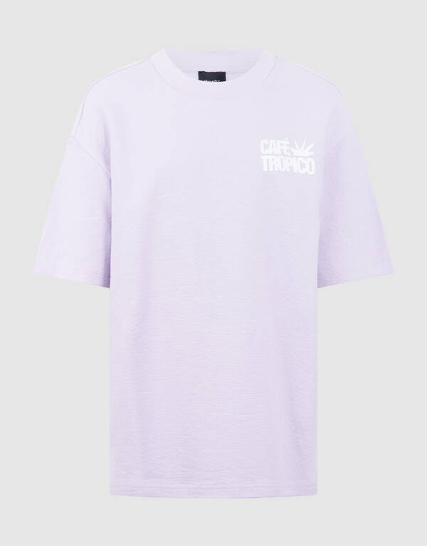 Tropico Artwork T-shirt Lichtpaars SHOEBY BOYS