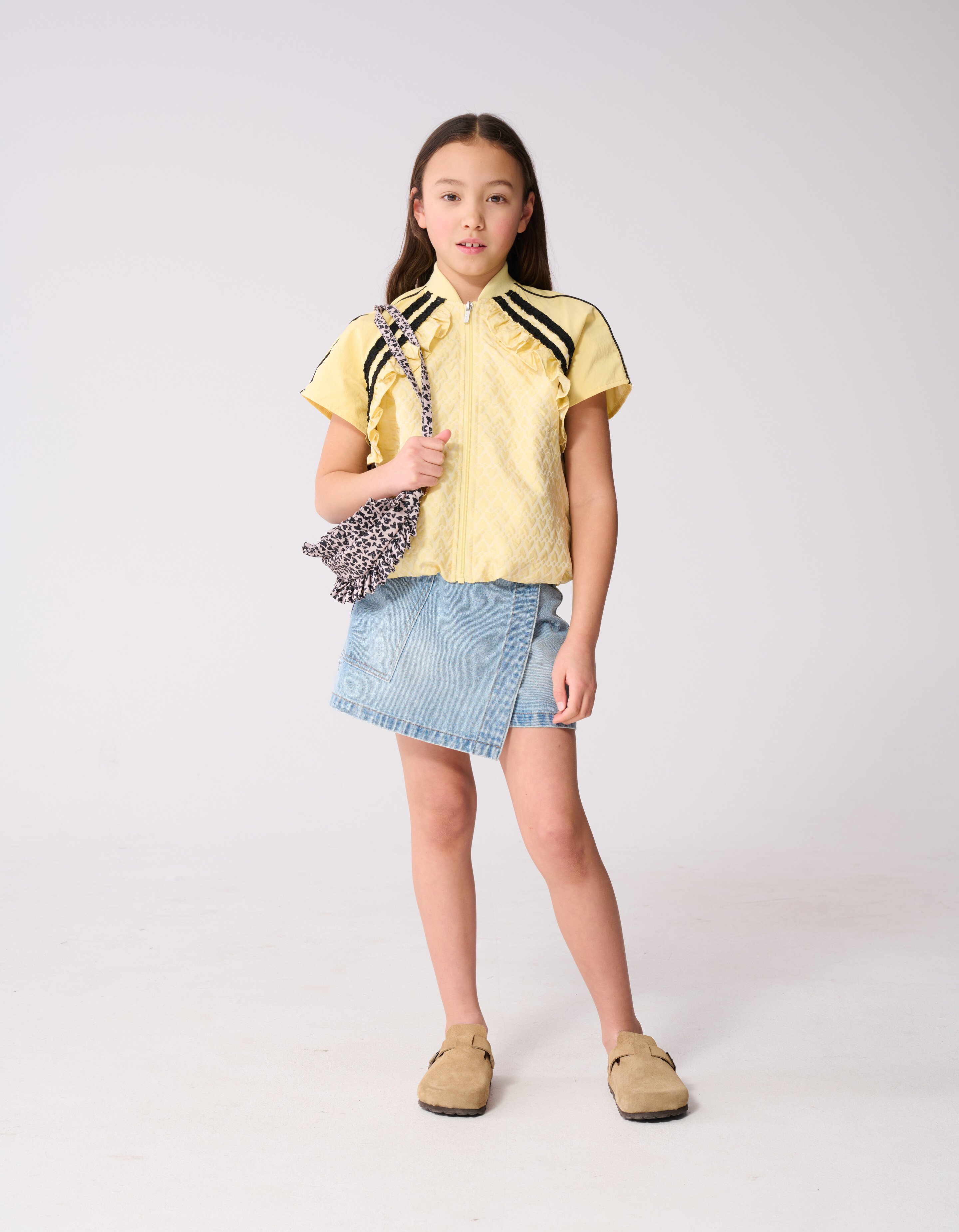 Ruffle Heart Jack Lichtgeel SHOEBY GIRLS