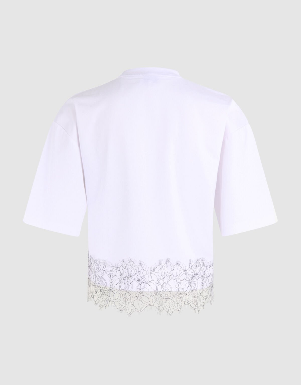 Kanten T-shirt Wit SHOEBY WOMEN