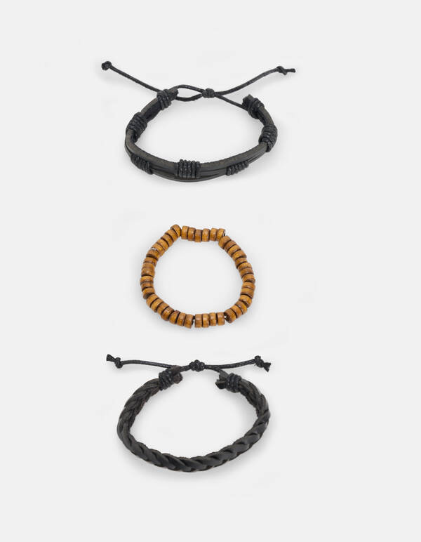 Armbanden Set Zwart SHOEBY ACCESSOIRES
