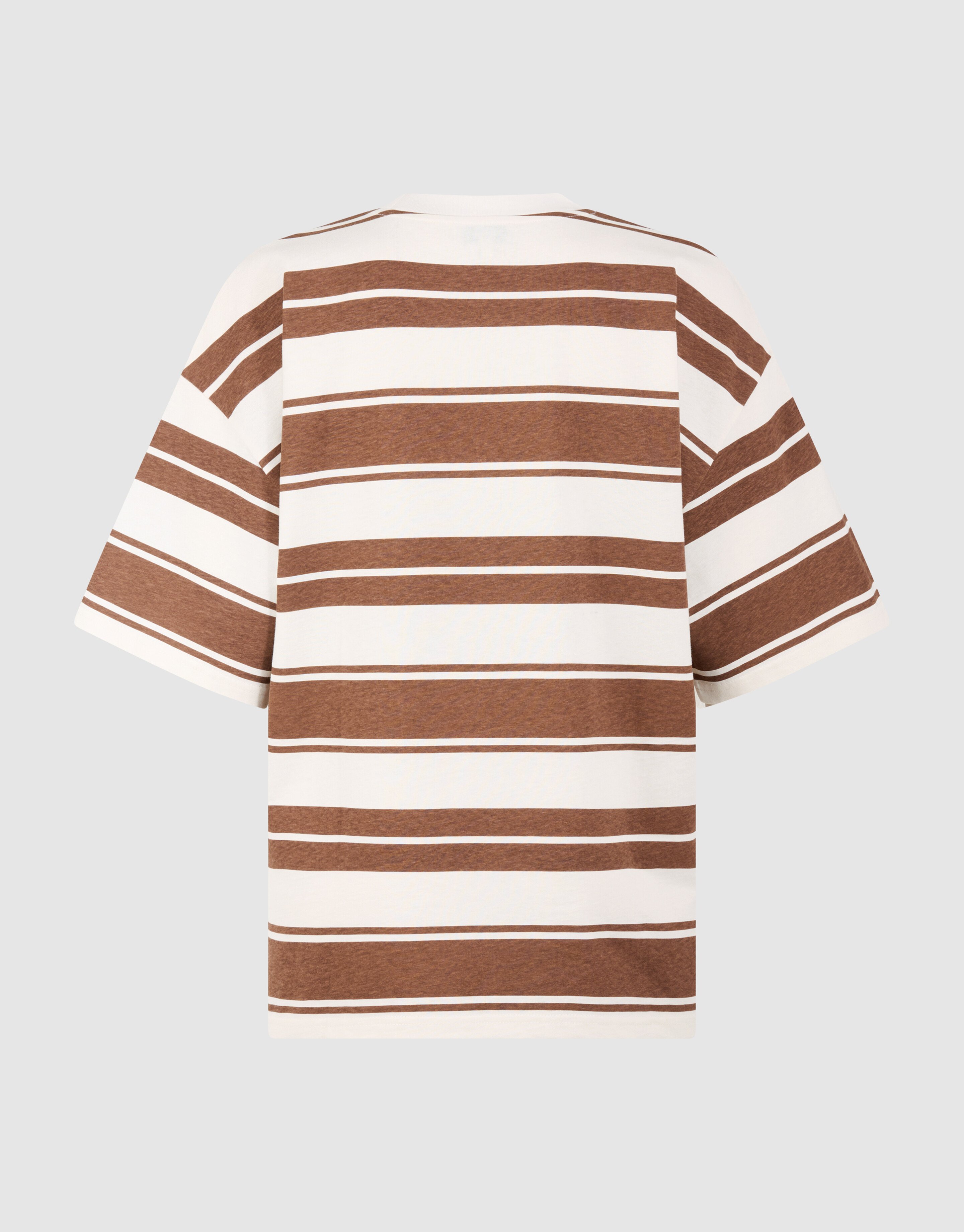 Stripe Artwork T-shirt Bruin SHOEBY WOMEN