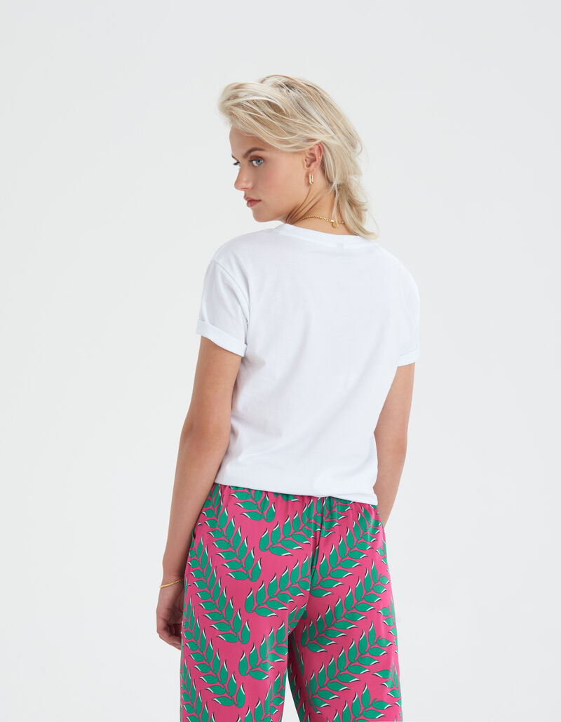 Flower Artwork T- Shirt
