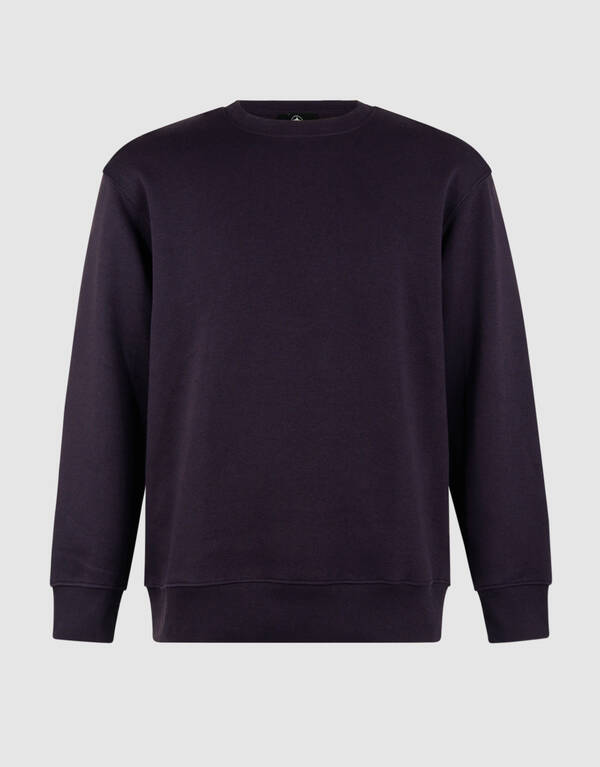 Cord Artwork Sweater Donkerrood SHOEBY MEN