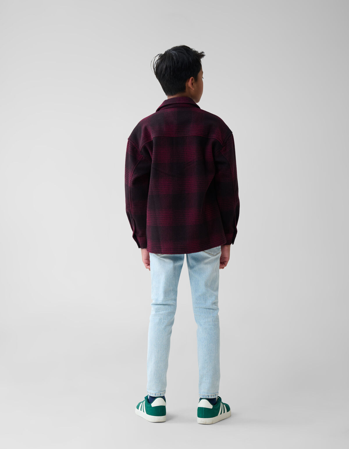 Ruiten Overshirt Donkerrood SHOEBY BOYS