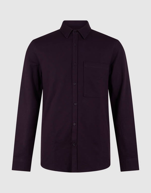 Keper Overhemd Donkerrood SHOEBY MEN