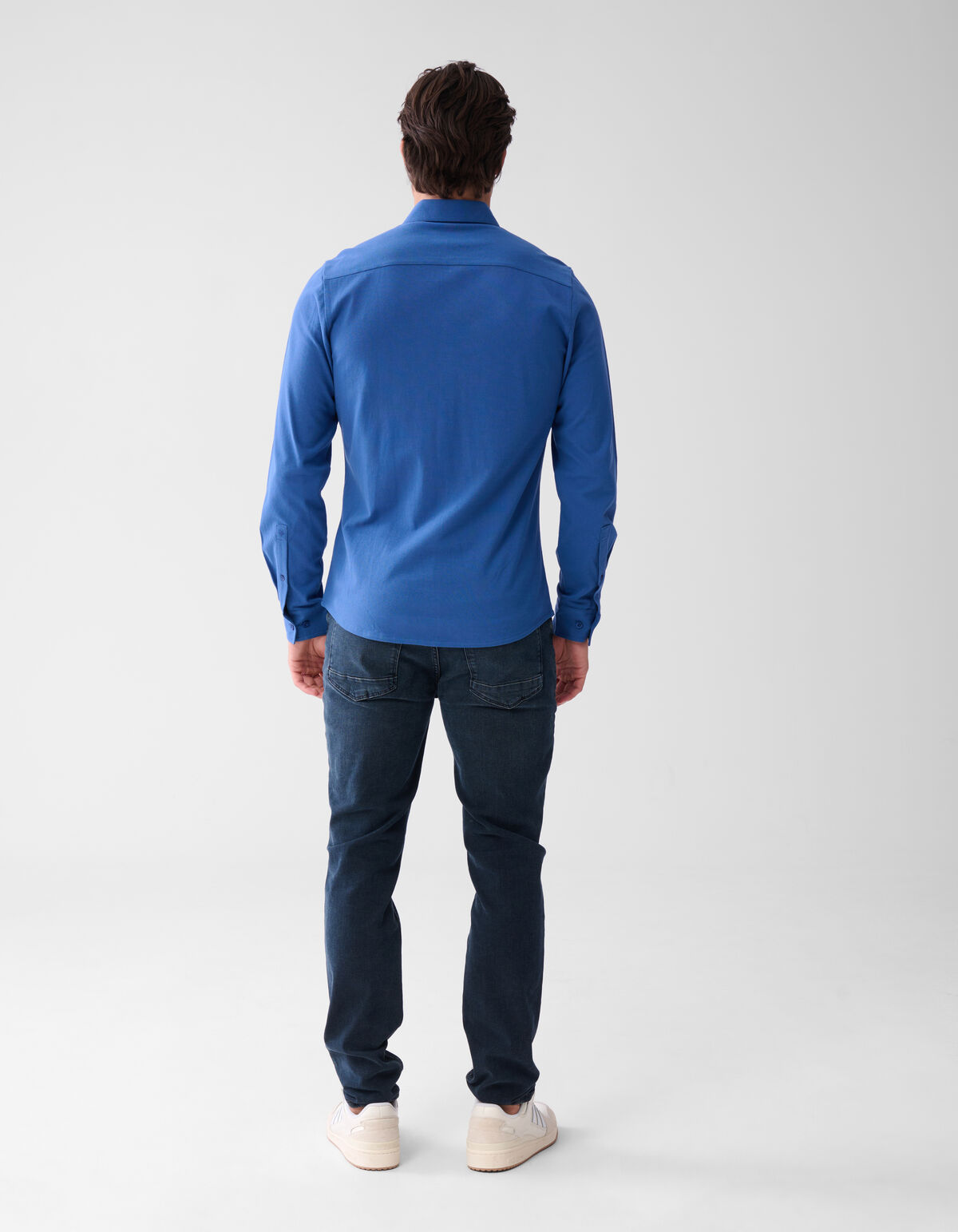 Pique Overhemd Blauw SHOEBY MEN