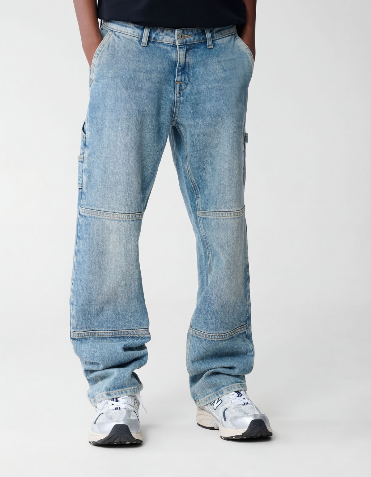 Carpenter Baggy Fit Jeans Blauw SHOEBY BOYS