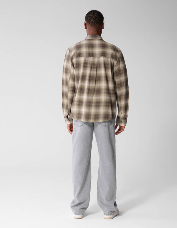 Check Overshirt Groen SHOEBY MEN