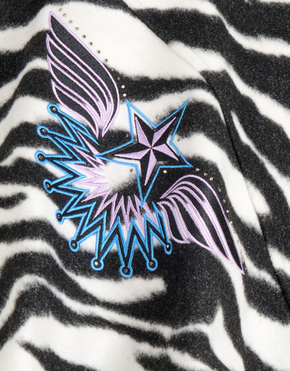 Western Embroidery Jack Zwart/Wit SHOEBY GIRLS