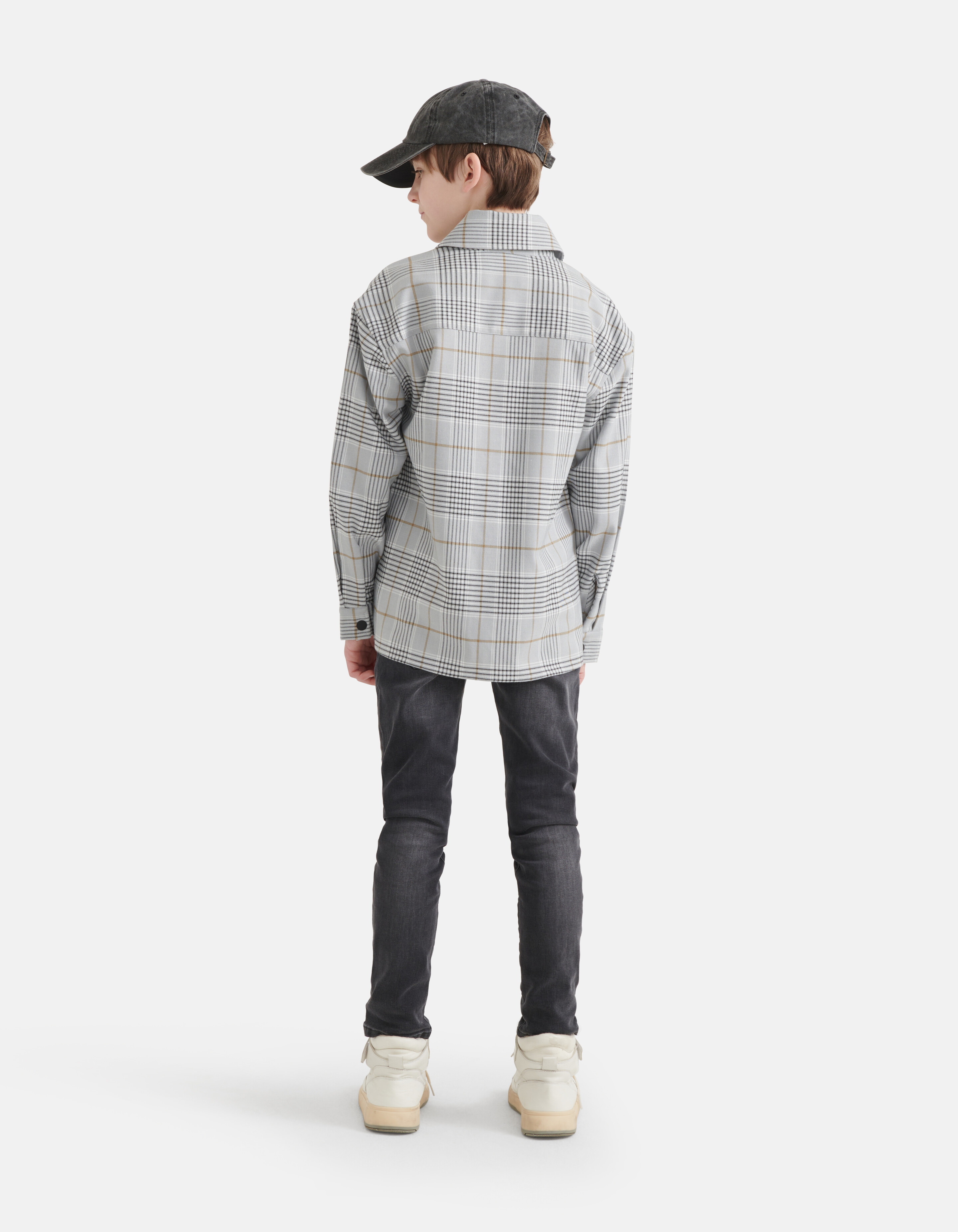 Regular Fit Jeans Donkergrijs SHOEBY BOYS