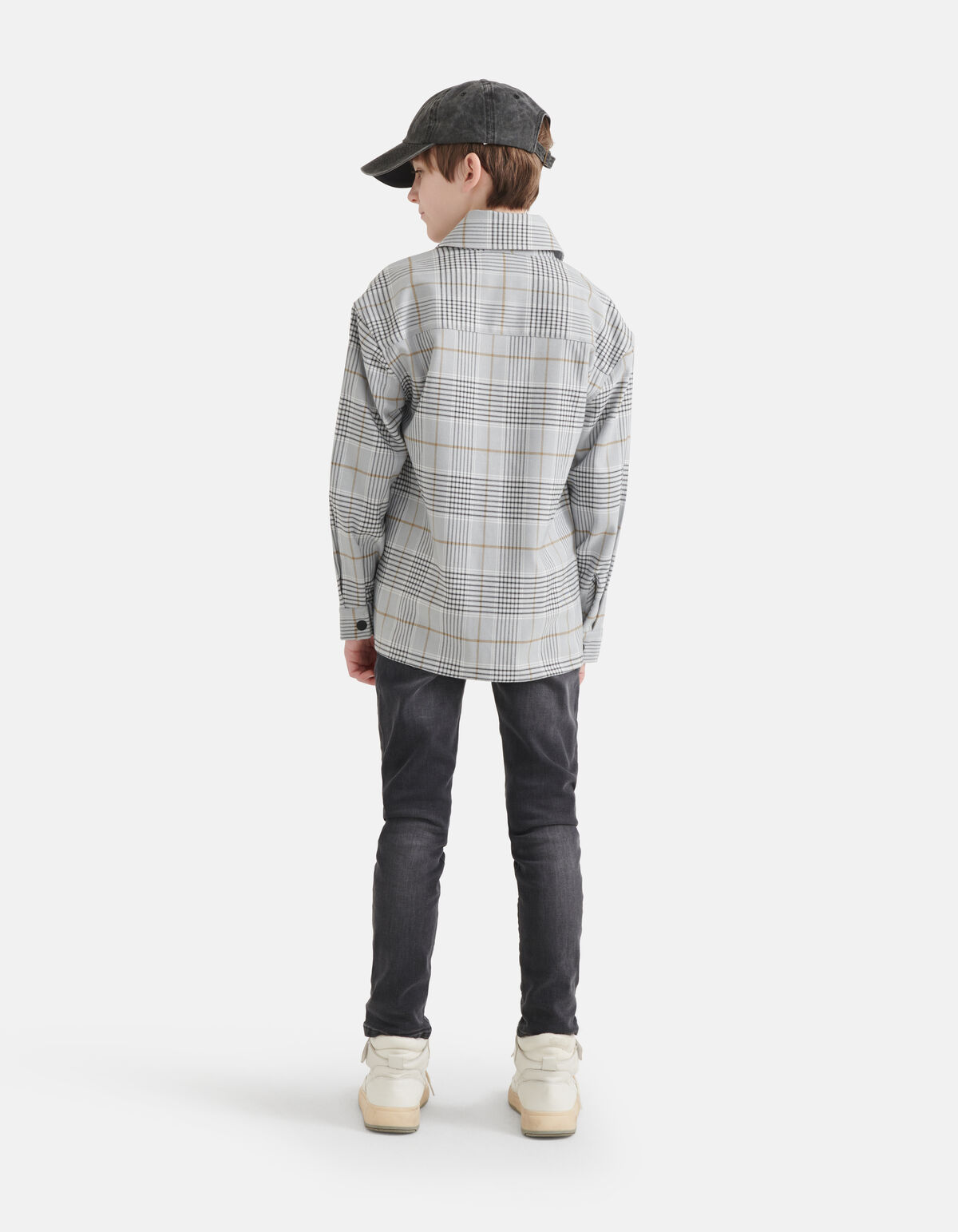 Regular Fit Jeans Donkergrijs SHOEBY BOYS