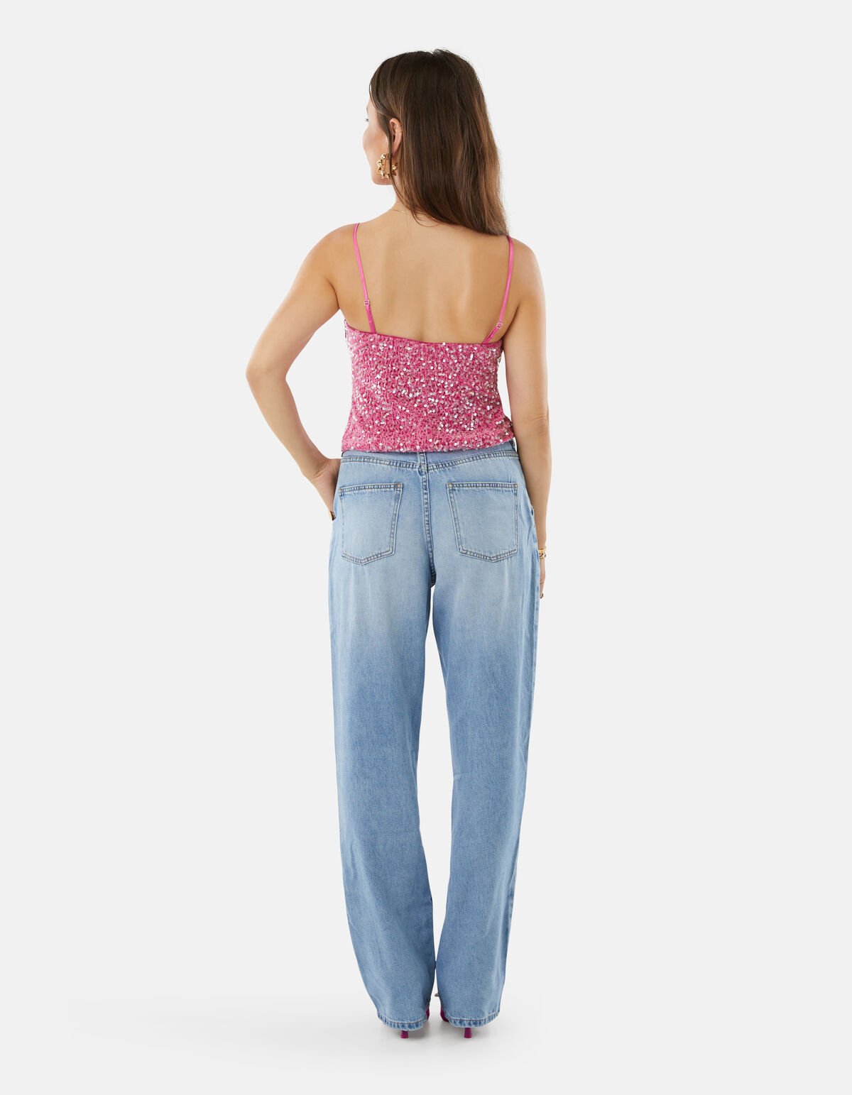 Pailletten Top Roze By Lizzy SHOEBY WOMEN