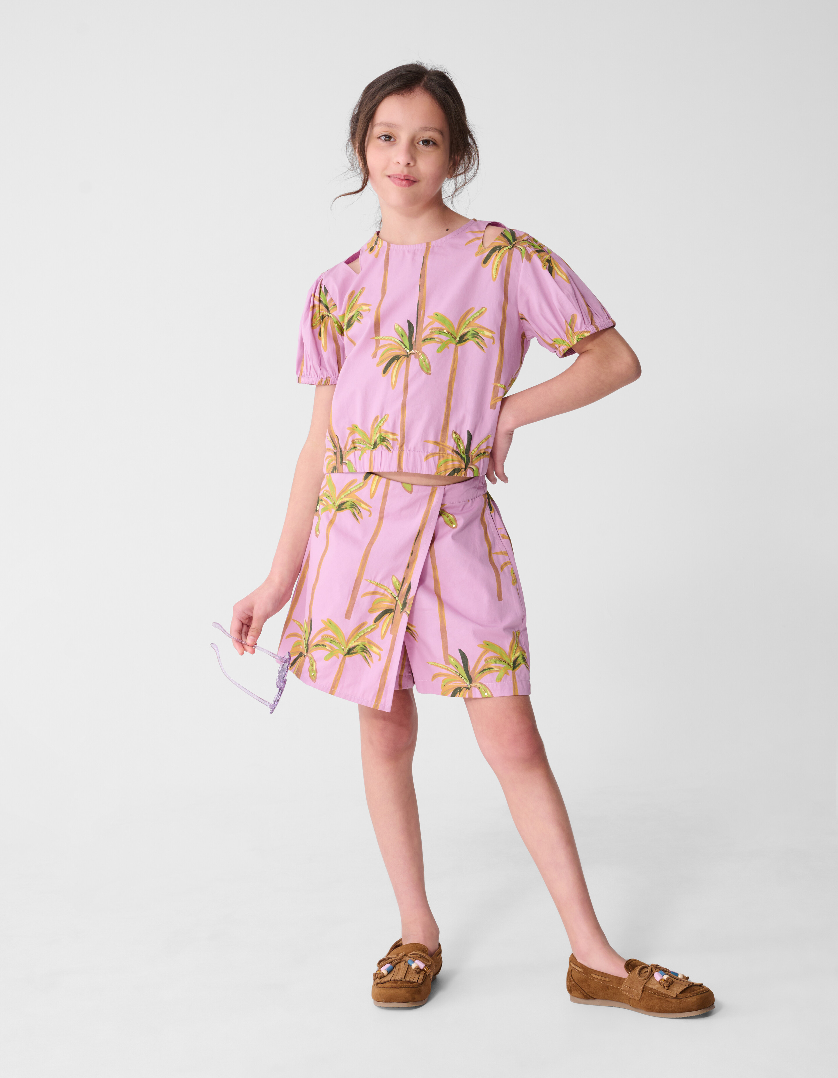 Palm Sequin Skort Lichtpaars SHOEBY GIRLS