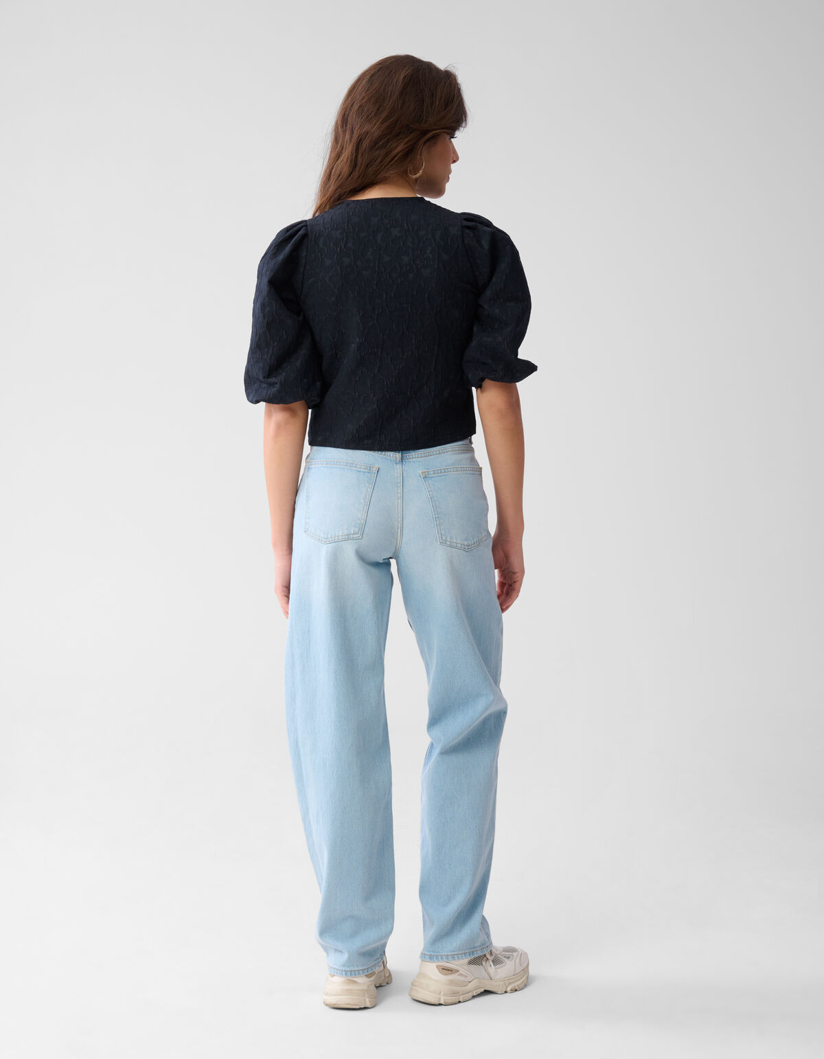 Leopard Puff Jack Zwart SHOEBY WOMEN