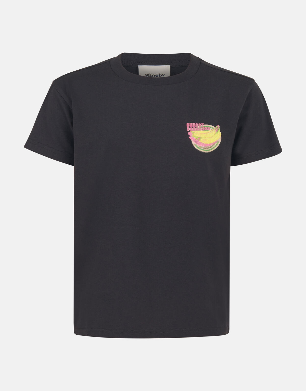 Glitter Artwork T-shirt Zwart SHOEBY GIRLS