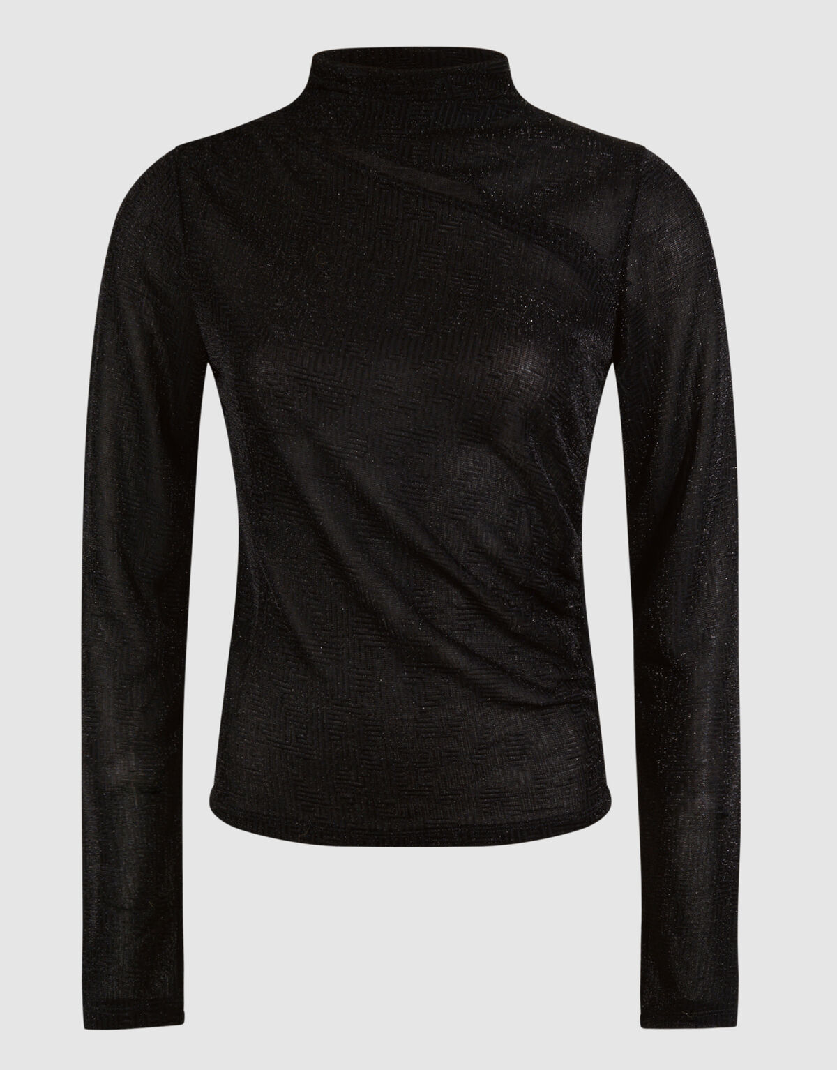 Glitter Cut Out Top Zwart SHOEBY WOMEN