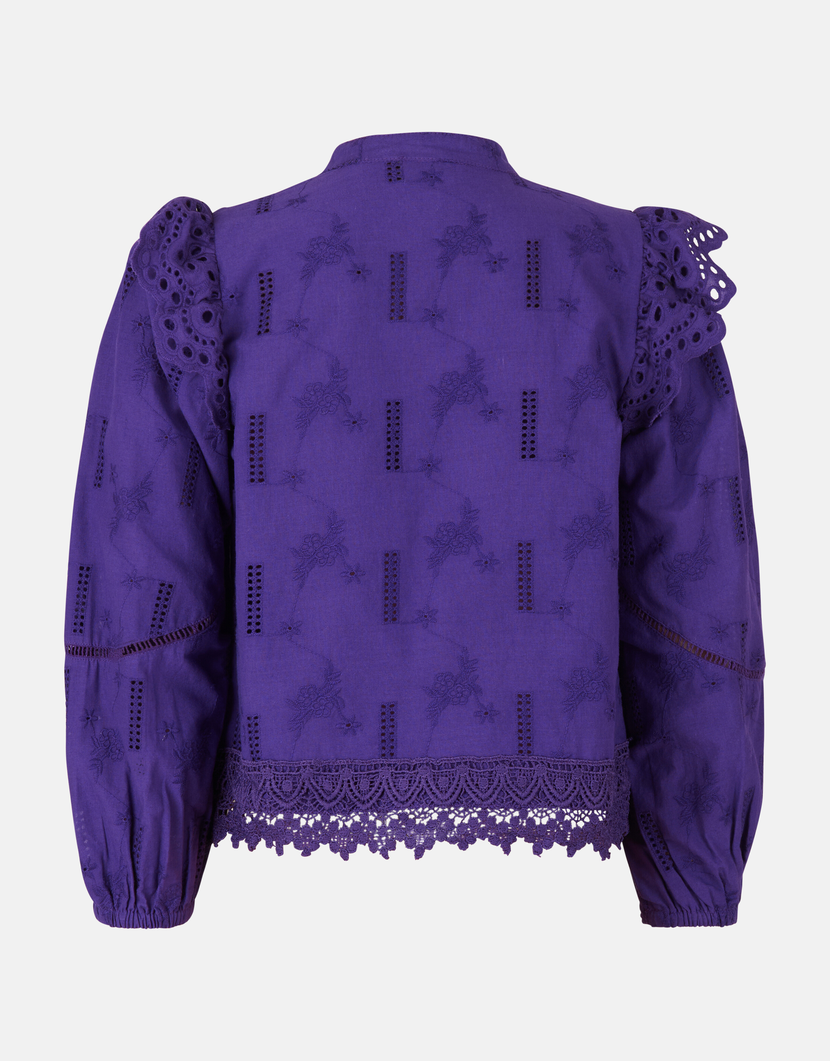 Kanten Blouse Paars SHOEBY GIRLS
