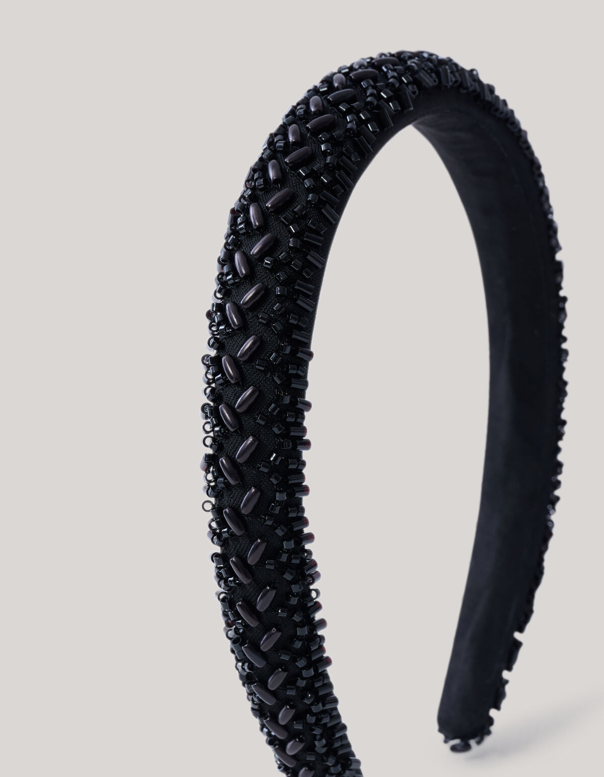 Beaded Haarband Zwart SHOEBY ACCESSOIRES