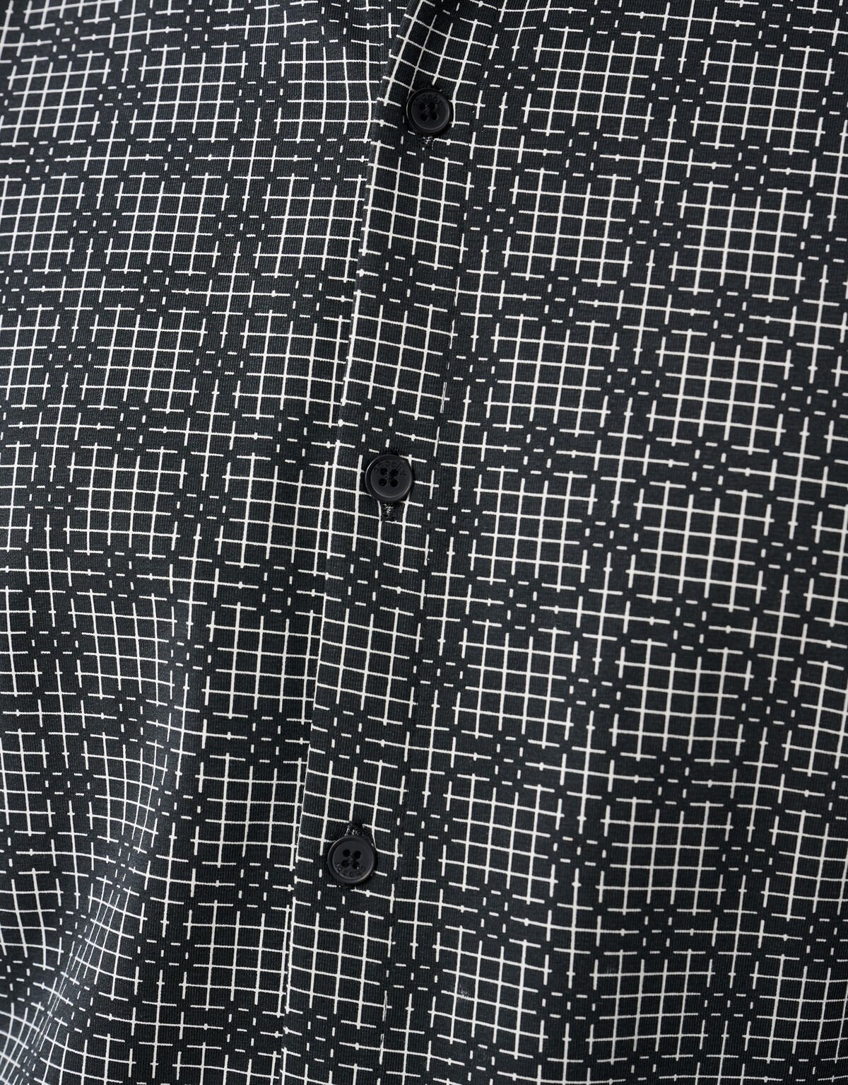 Printed Logo Overhemd Zwart SHOEBY MEN