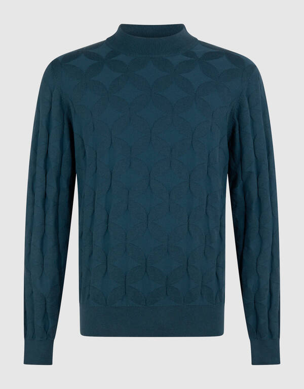 Sparkle Gebreide Trui Donkergroen SHOEBY MEN