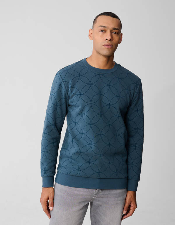 Flock Spark Sweater Blauw SHOEBY MEN