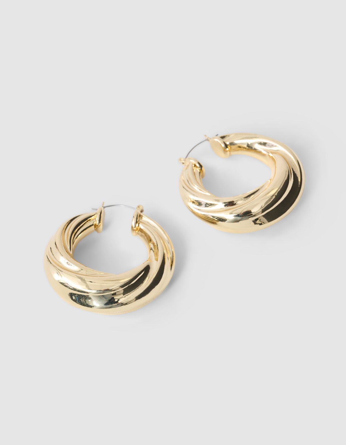 Twisted Hoop Oorbellen Goud SHOEBY ACCESSOIRES
