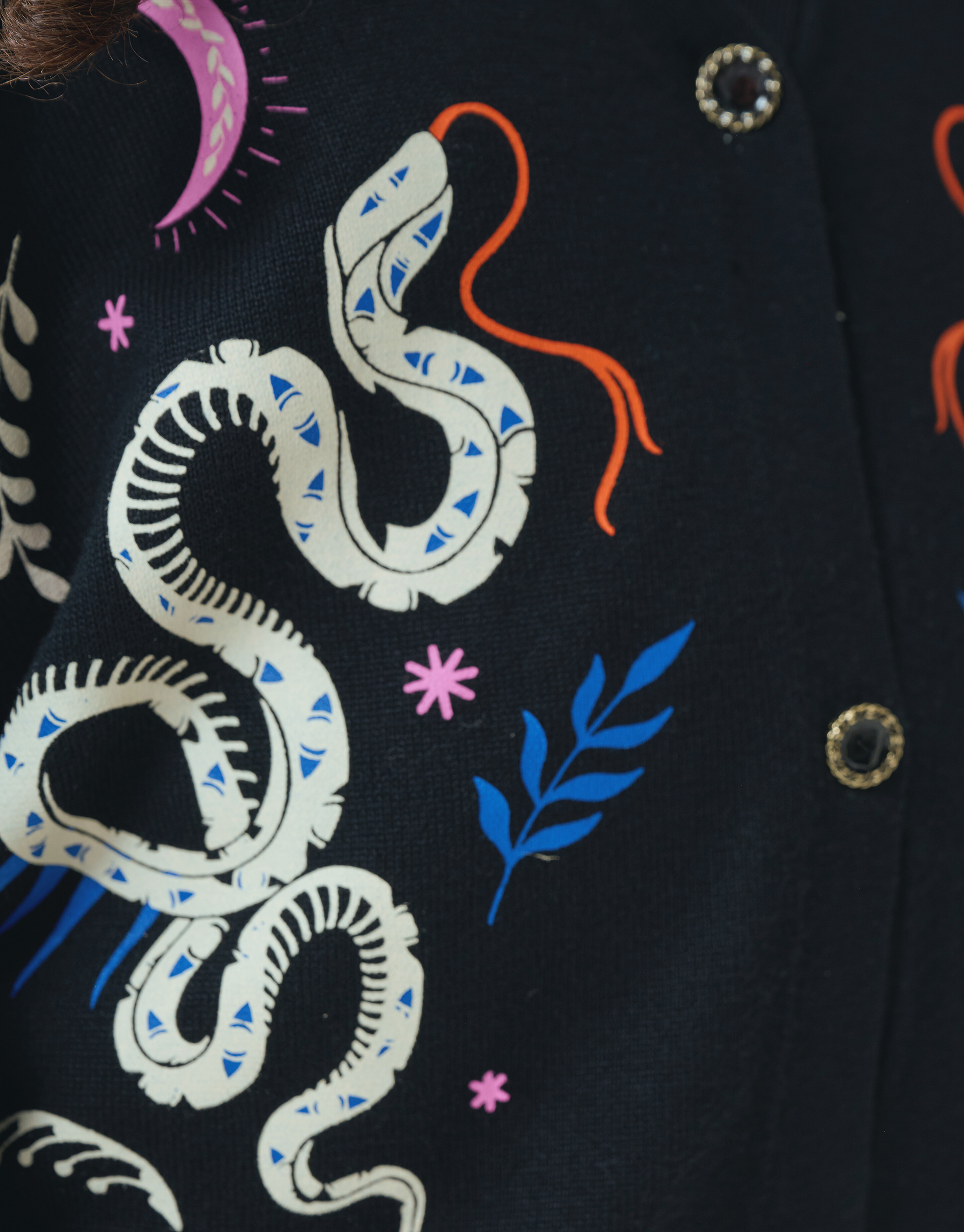 Printed Vest Zwart SHOEBY GIRLS