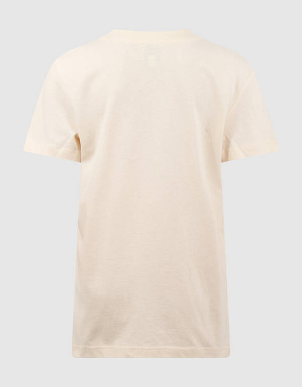 Sunny Palms Artwork T-shirt Gebroken Wit SHOEBY GIRLS