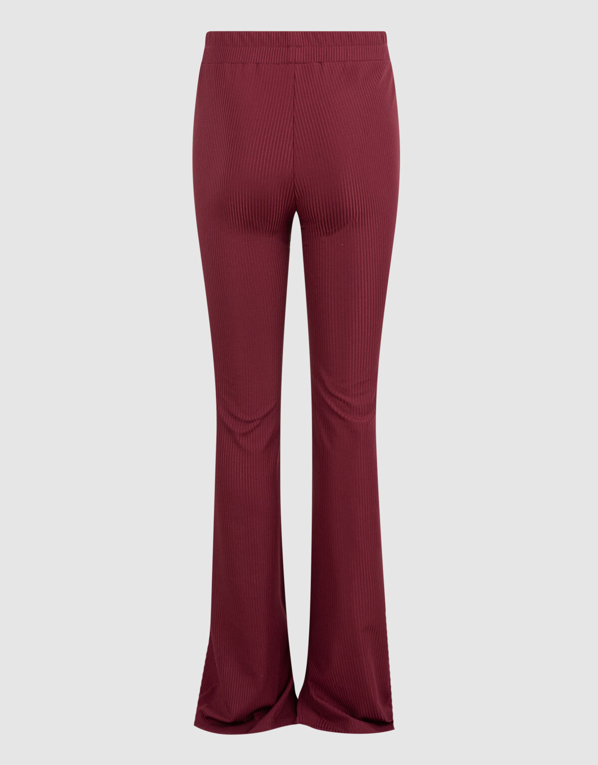 Solid Rib Flared Fit Legging Donkerrood SHOEBY GIRLS