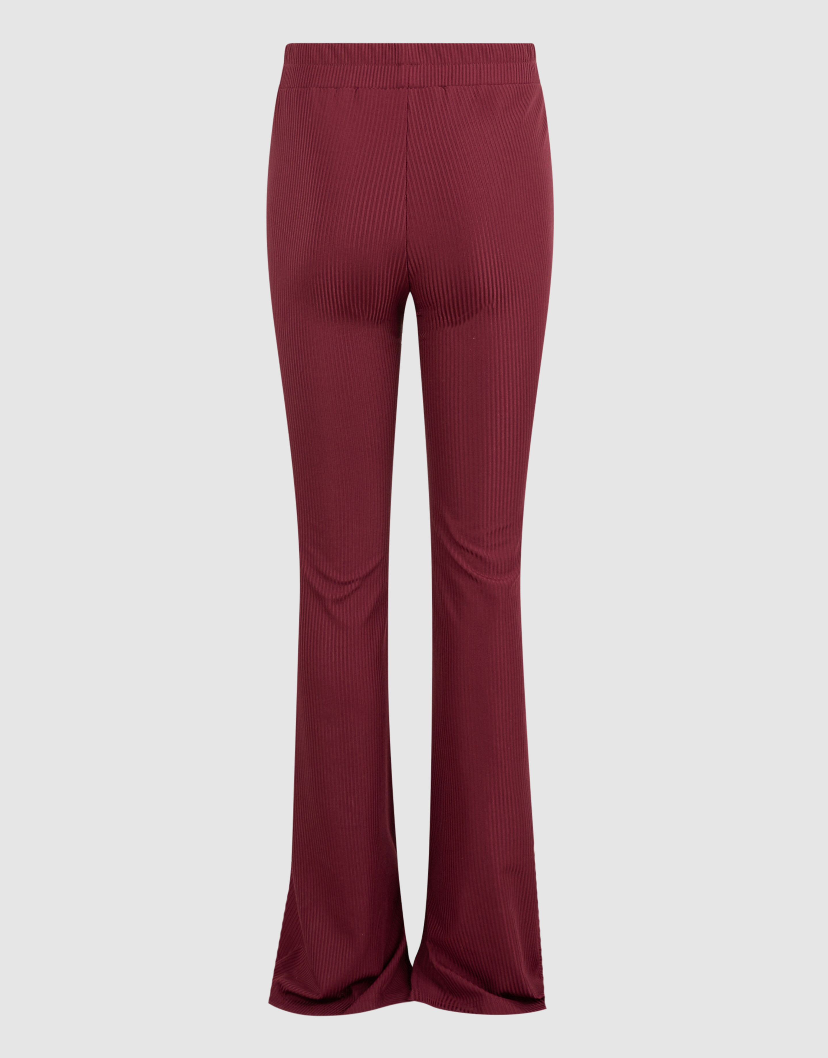 Solid Rib Flared Fit Legging Donkerrood SHOEBY GIRLS