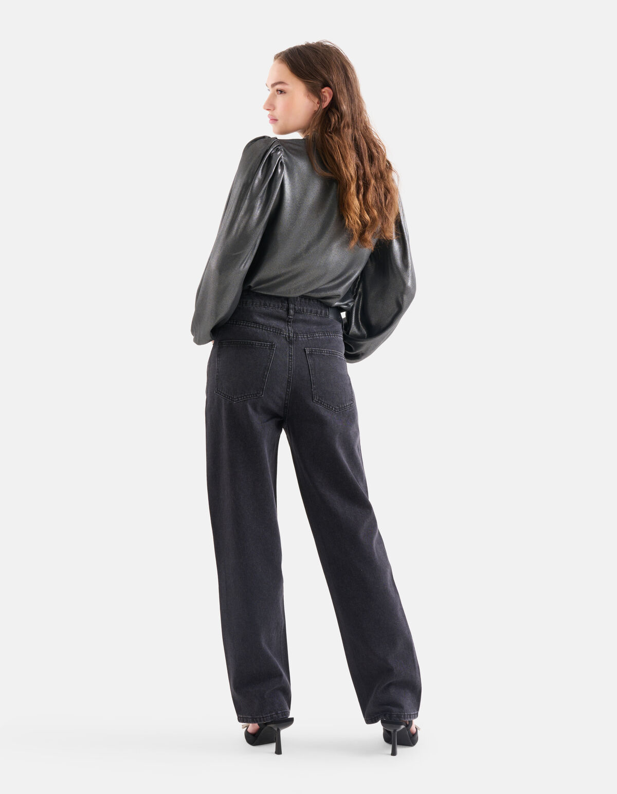 Glitter Top Zwart SHOEBY WOMEN