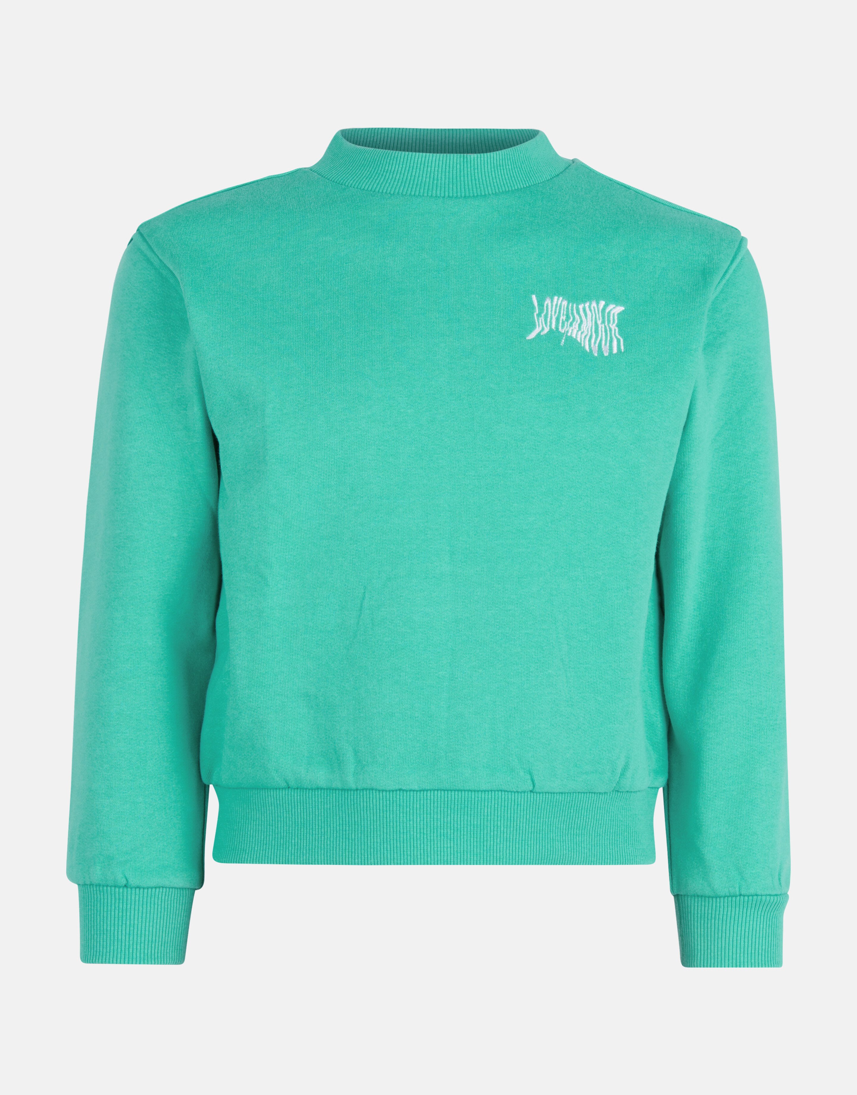 Geborduurde Sweater Groen SHOEBY GIRLS