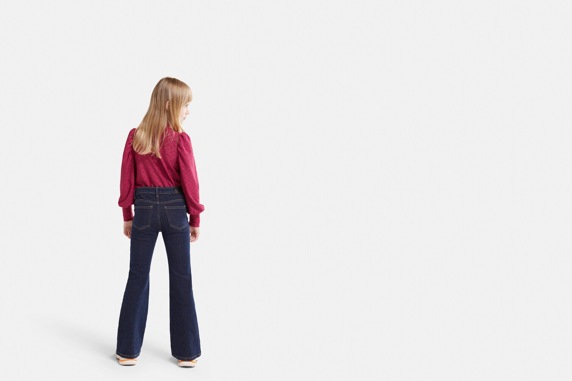 Flared Fit Broek Darkdenim SHOEBY GIRLS